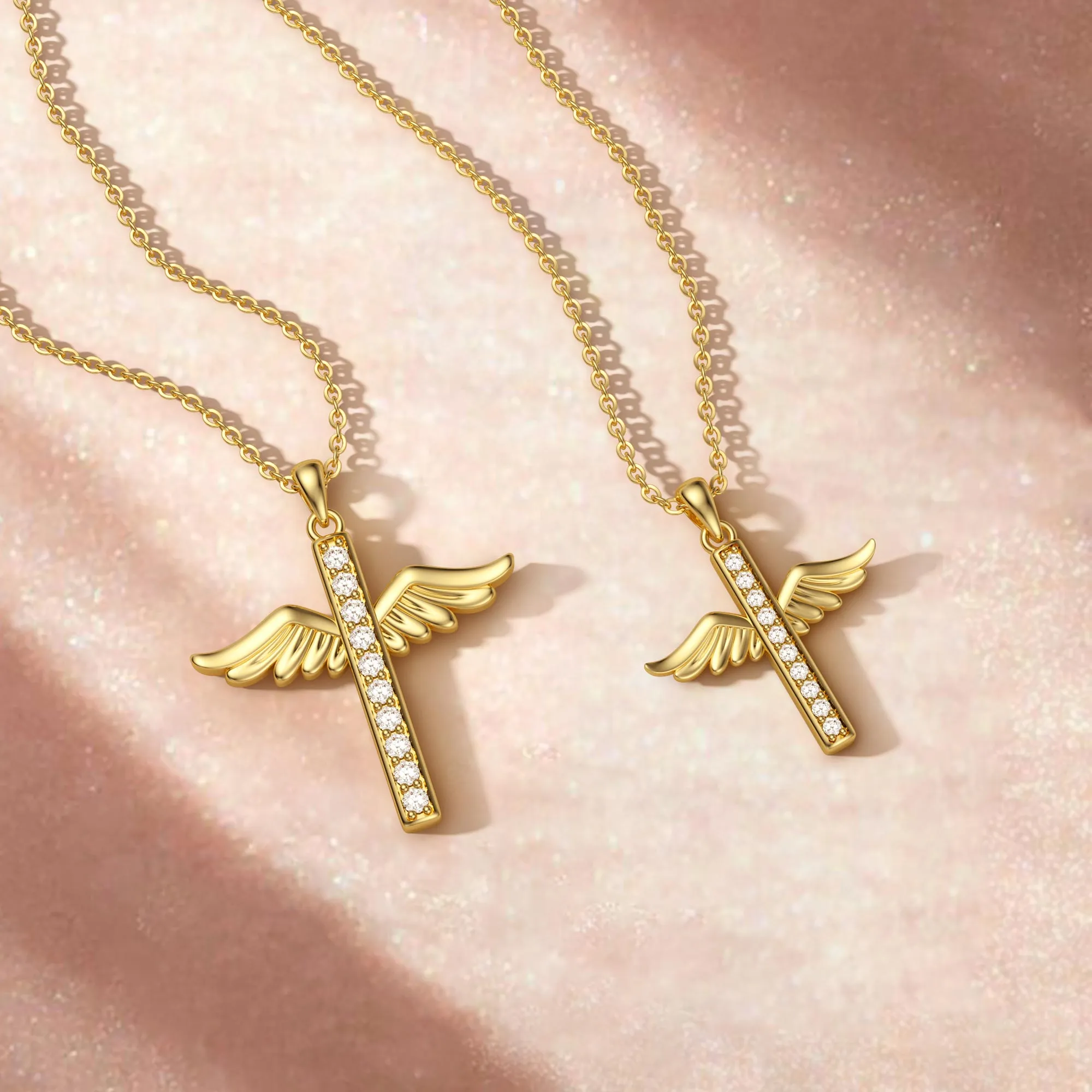 Eternal Guardian Wing Classic Pendant Necklace sold by Vanimy Jewelry product image thumbnail 3