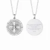 Guiding Grace Cross Medallion Necklace sold by Vanimy Jewelry