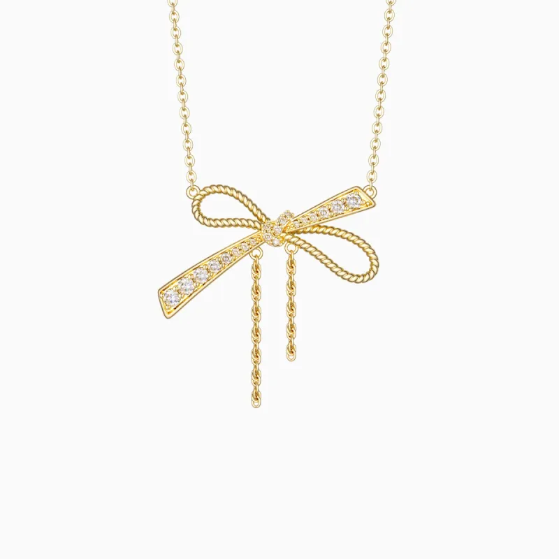 Butterfly Knot Necklace sold by Vanimy Jewelry