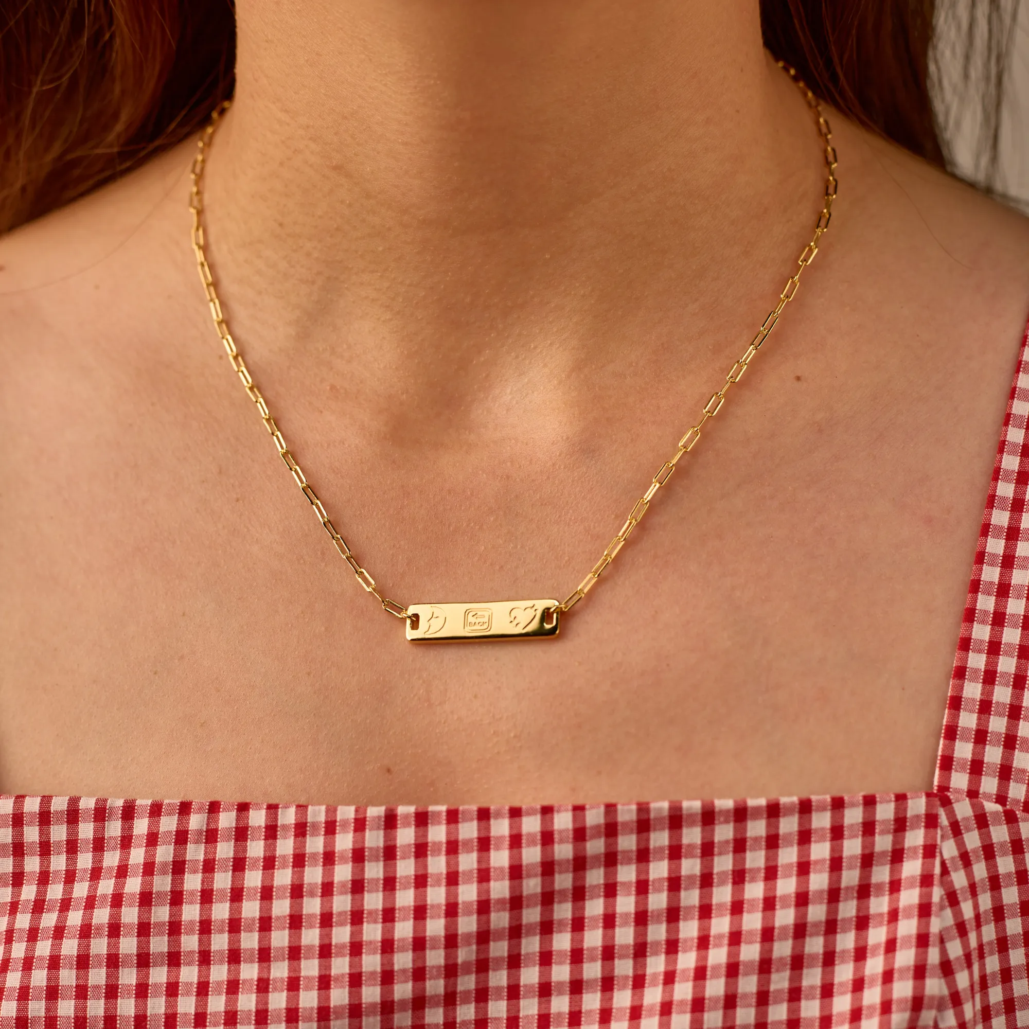 To the Moon And Heart Love Token Emoji Necklace sold by Vanimy Jewelry product image thumbnail 2