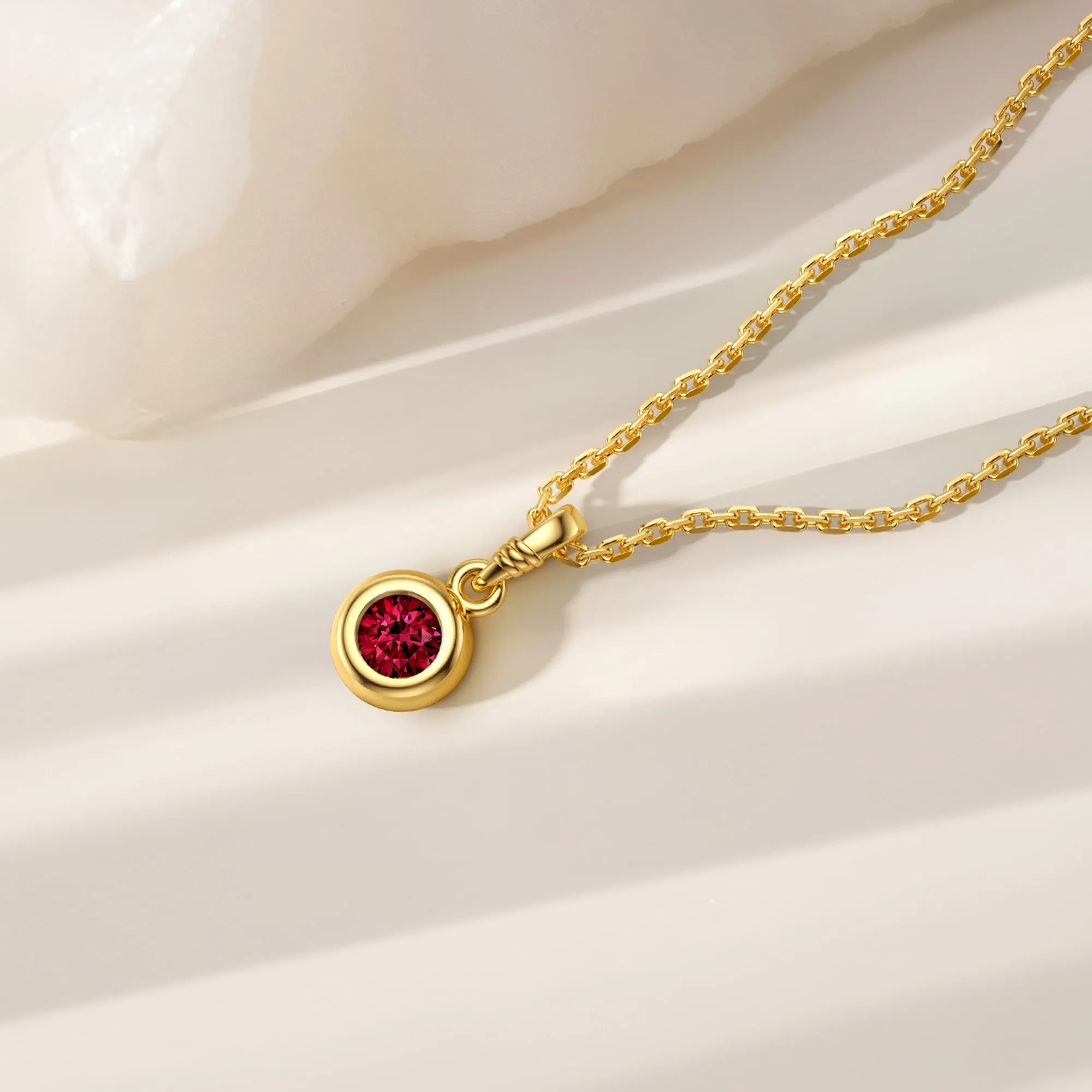 Bubble Knot July Birthstone Charm Pendant sold by Vanimy Jewelry product image thumbnail 2