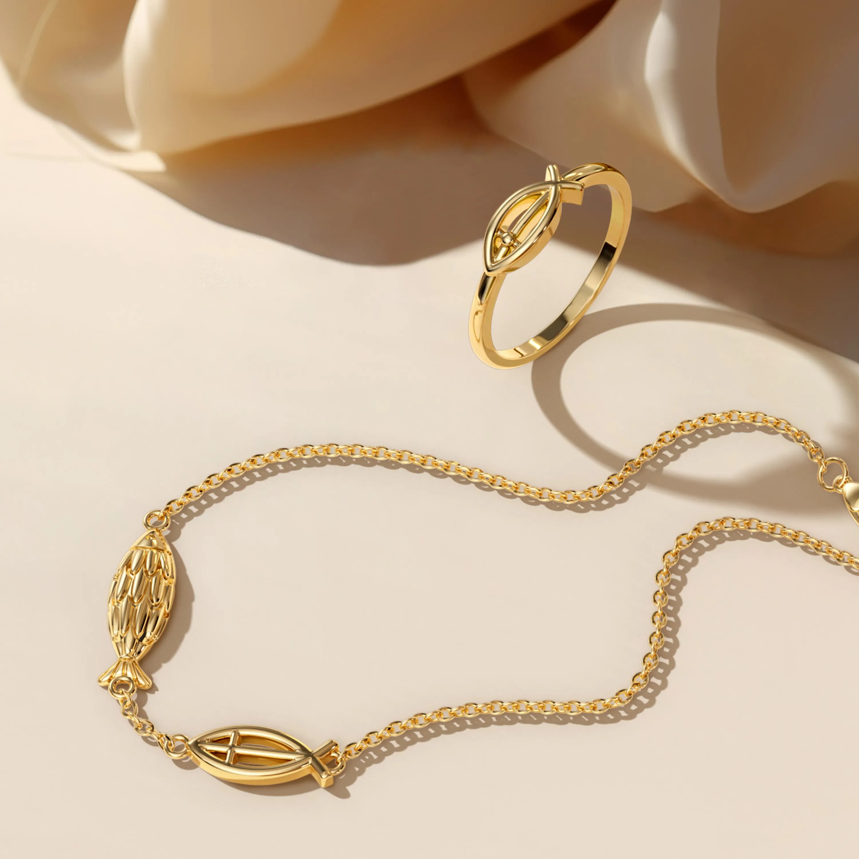 Jesus Fish Bracelet sold by Vanimy Jewelry product image thumbnail 4