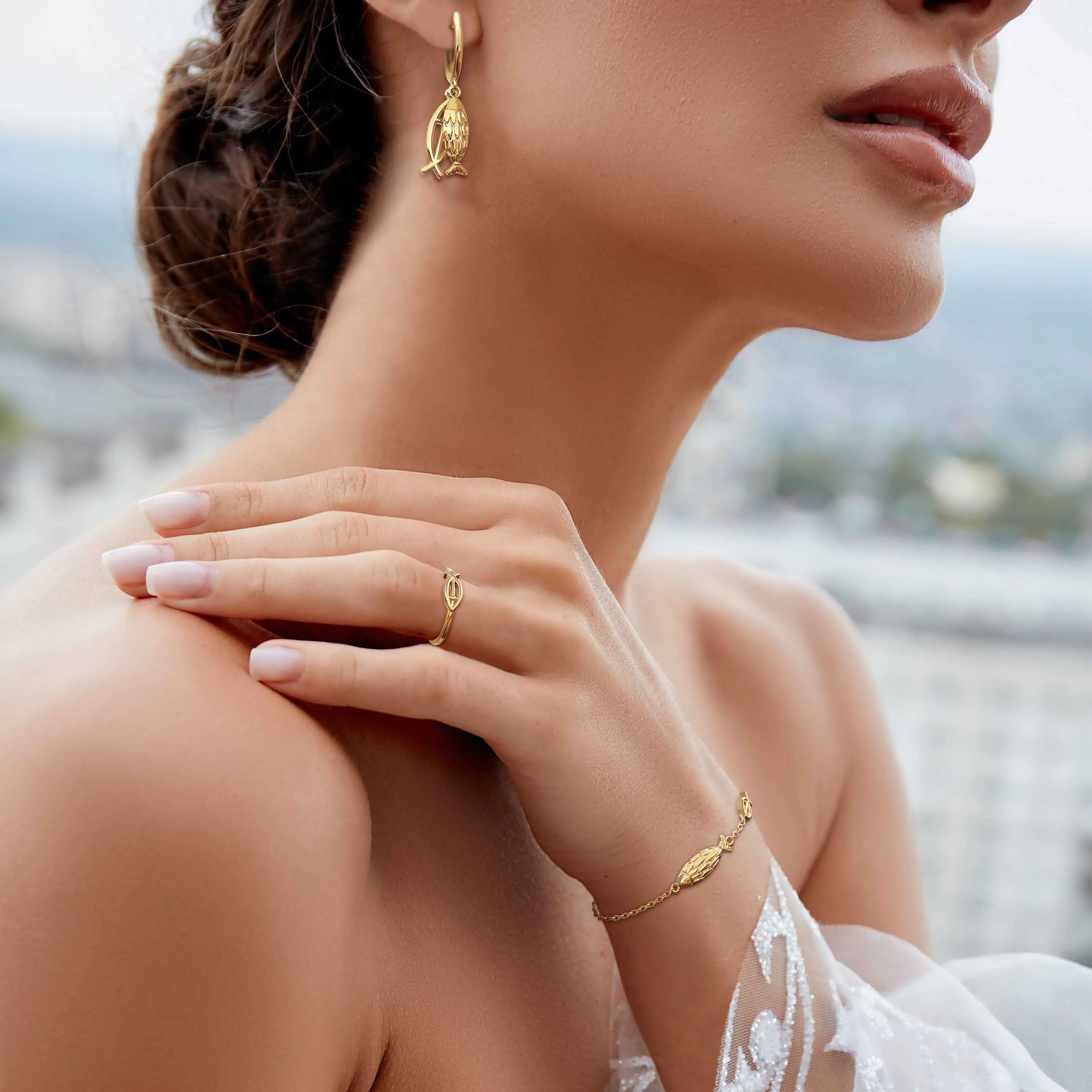 Jesus Fish Bracelet sold by Vanimy Jewelry product image thumbnail 3