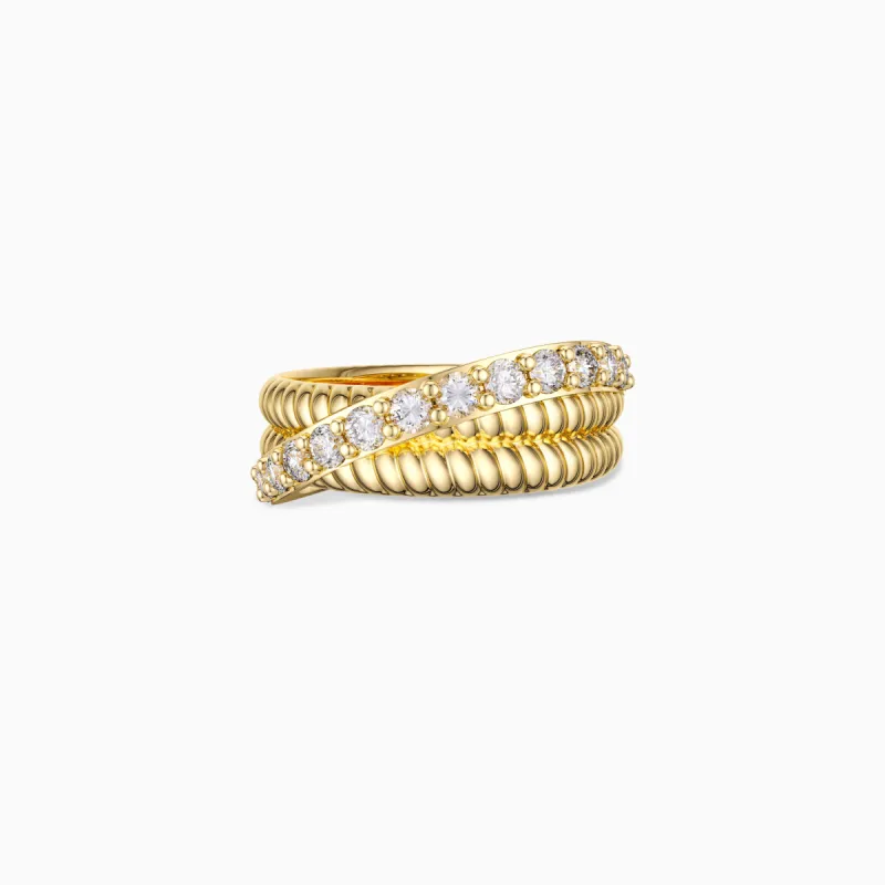Sterling Silver Double Band Knot Ring sold by Vanimy Jewelry