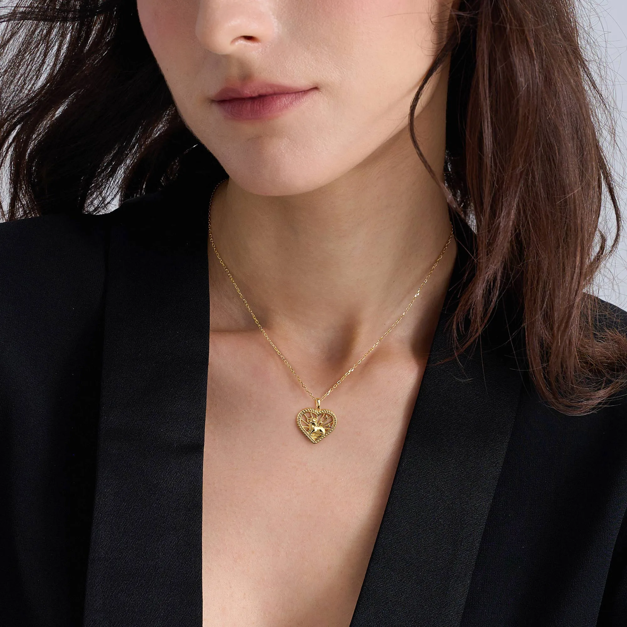 Parable of the Good Shepherd Pendant Necklace sold by Vanimy Jewelry product image thumbnail 5