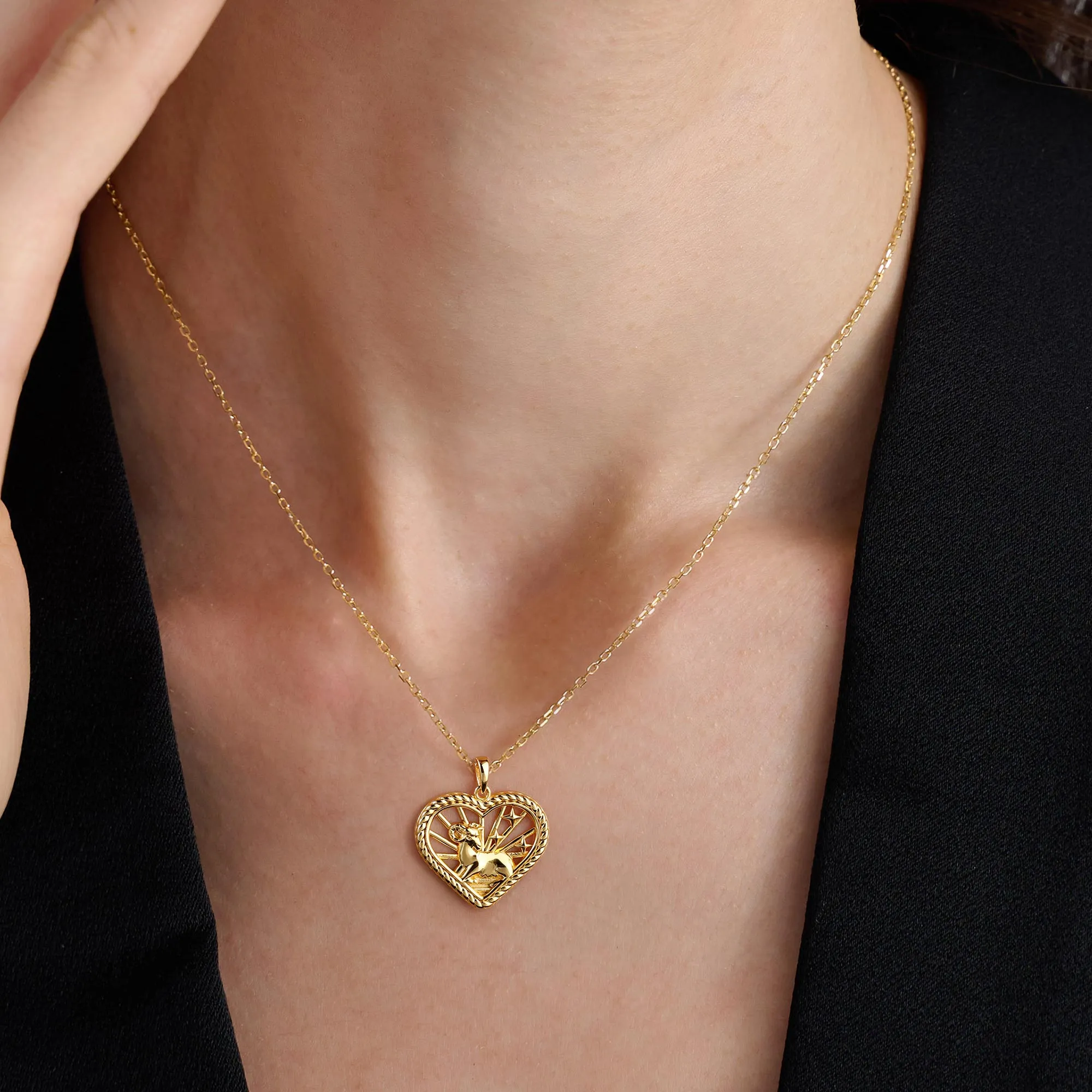 Parable of the Good Shepherd Pendant Necklace sold by Vanimy Jewelry product image thumbnail 4