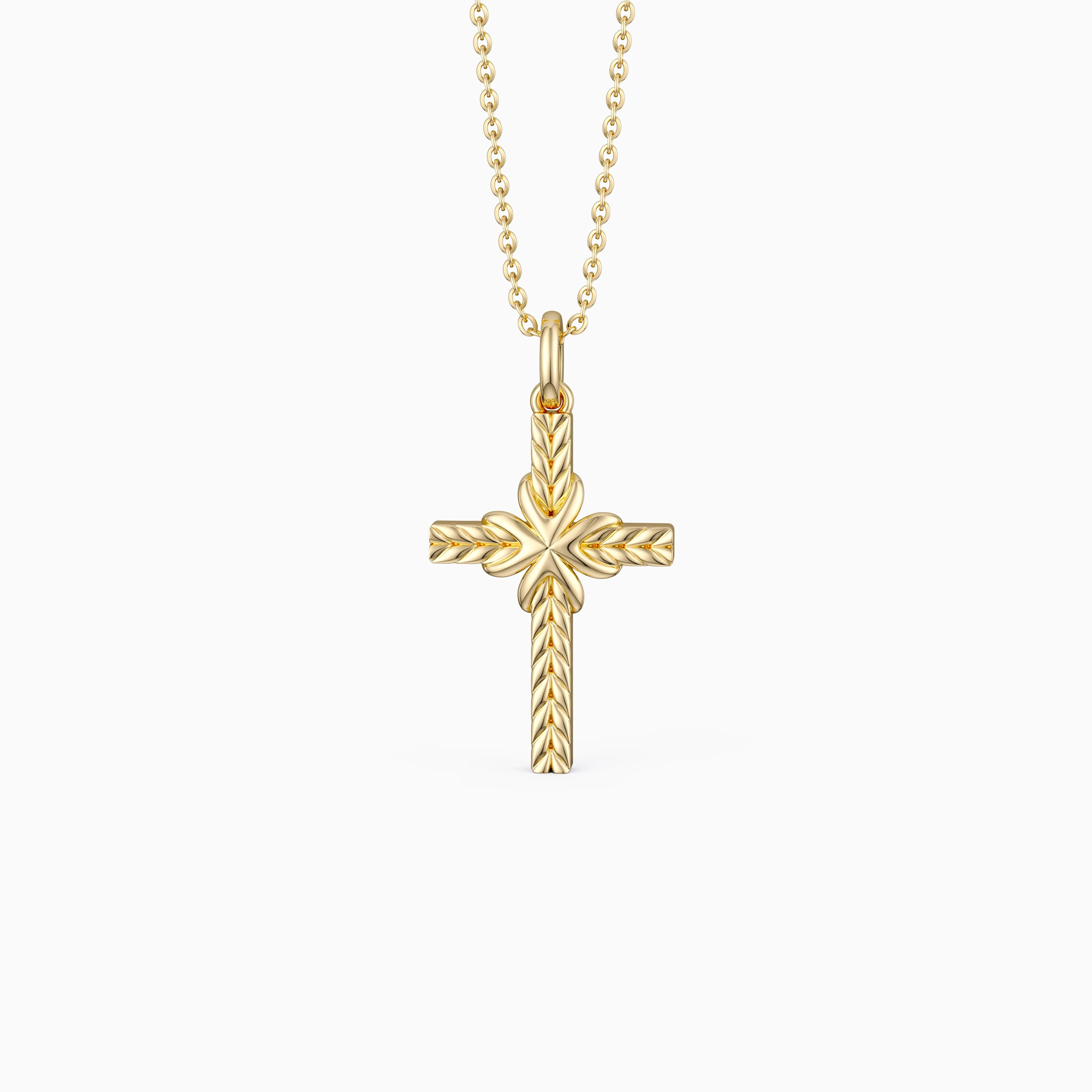 Bread of Life Cross Necklace sold by Vanimy Jewelry