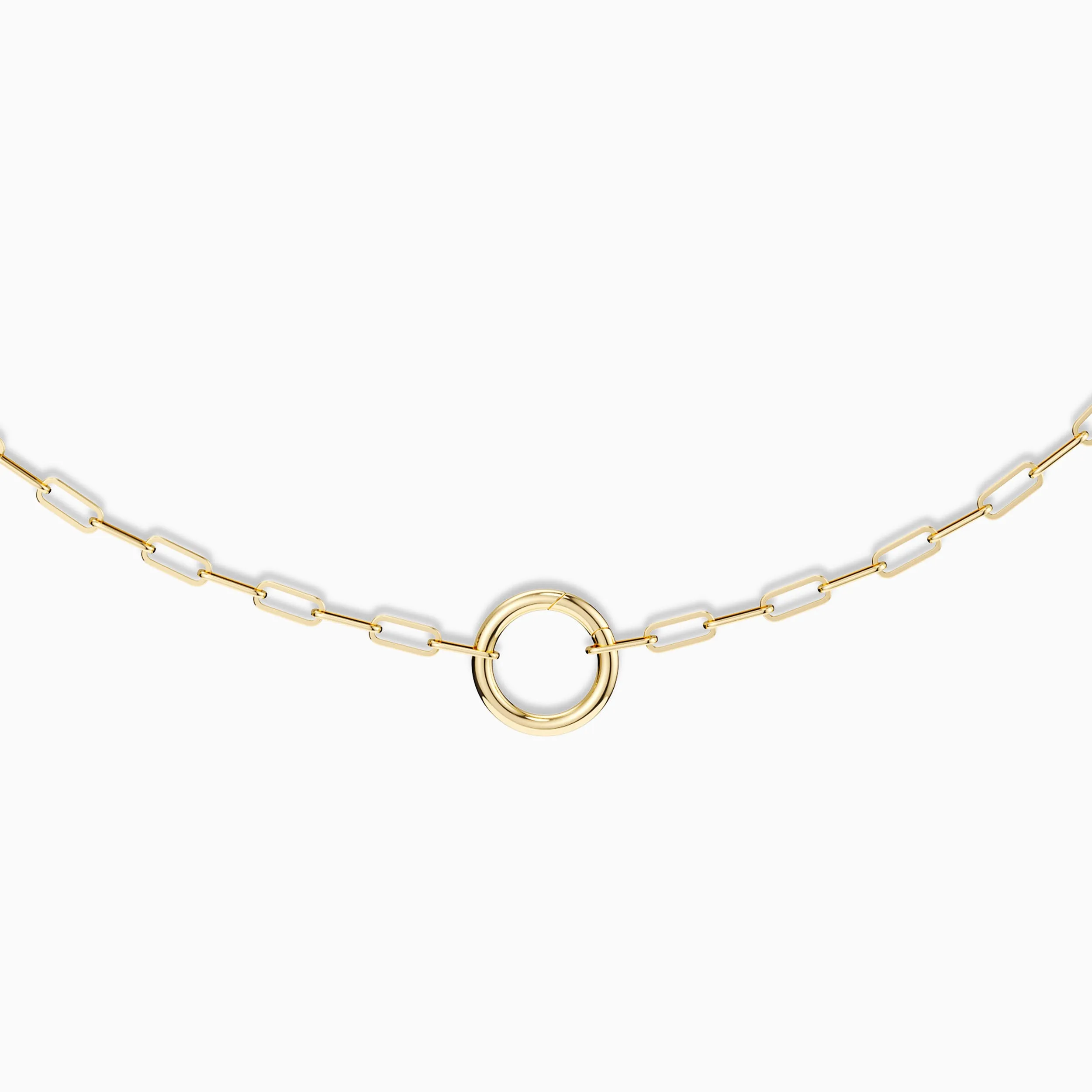 Paperclip Chain Charm Necklace sold by Vanimy Jewelry product image thumbnail 2