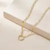 Paperclip Chain Charm Necklace sold by Vanimy Jewelry