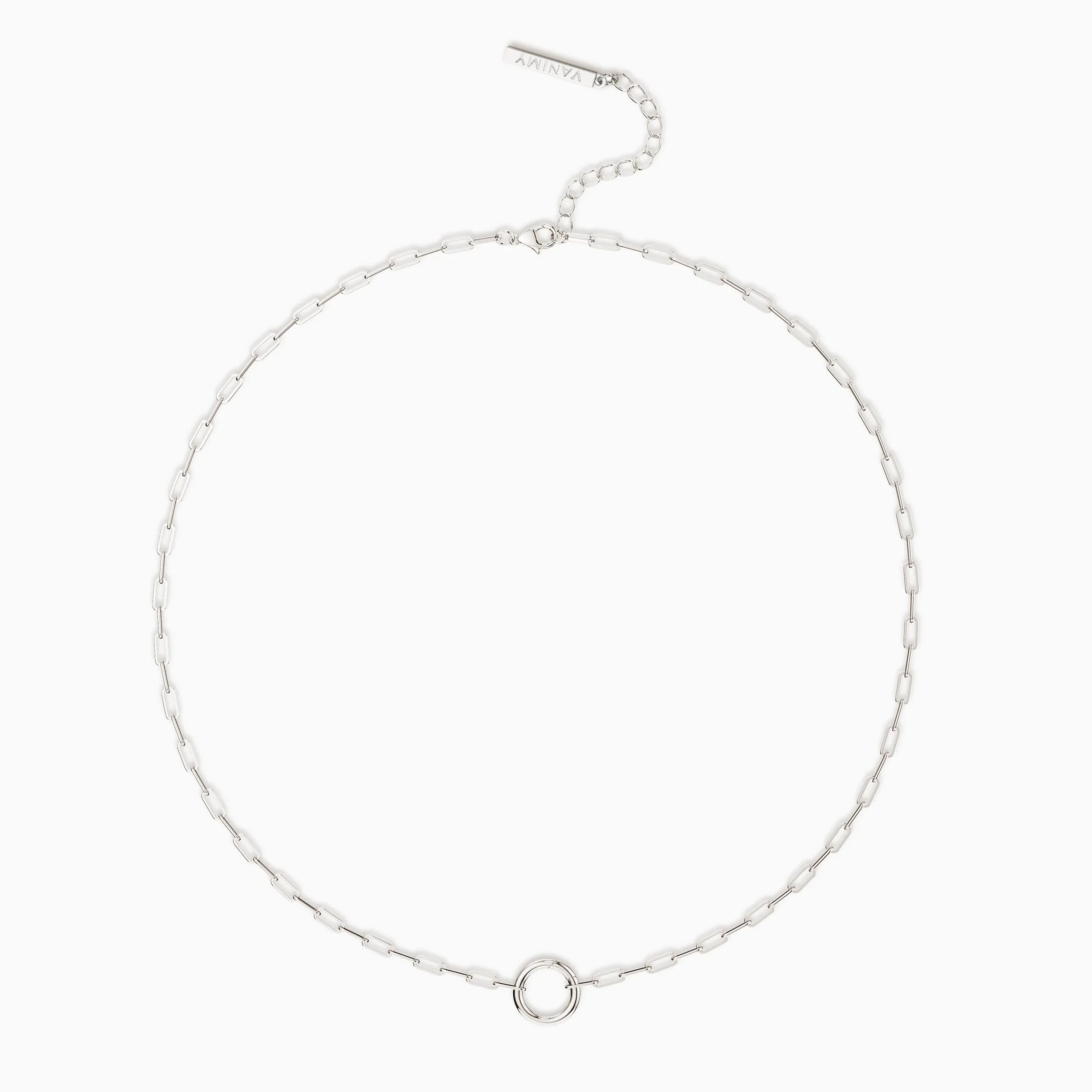 Paperclip Chain Charm Necklace sold by Vanimy Jewelry product image thumbnail 5