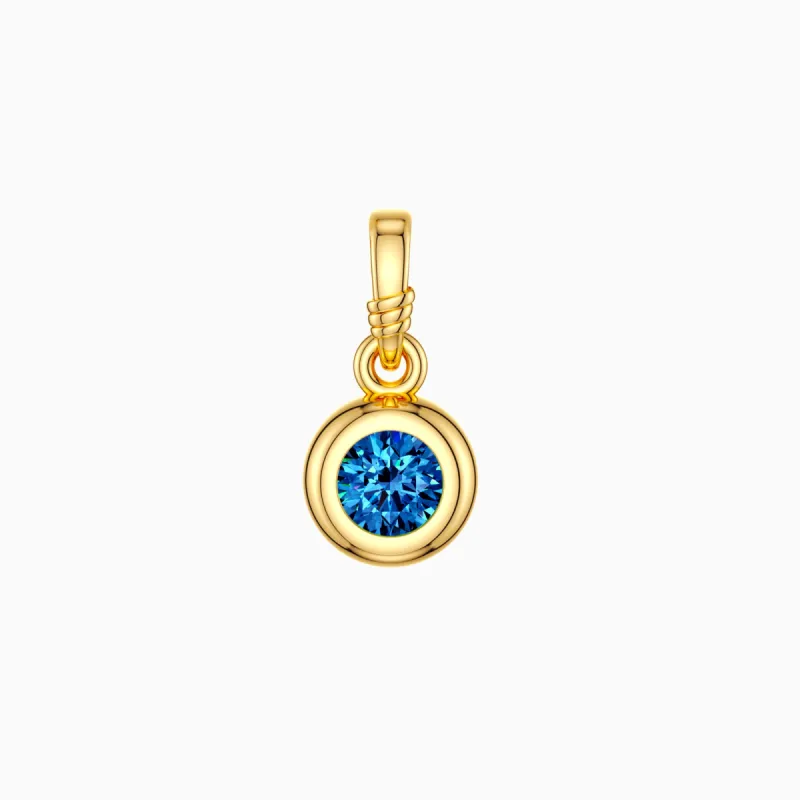 Bubble Knot December Birthstone Charm Pendant sold by Vanimy Jewelry