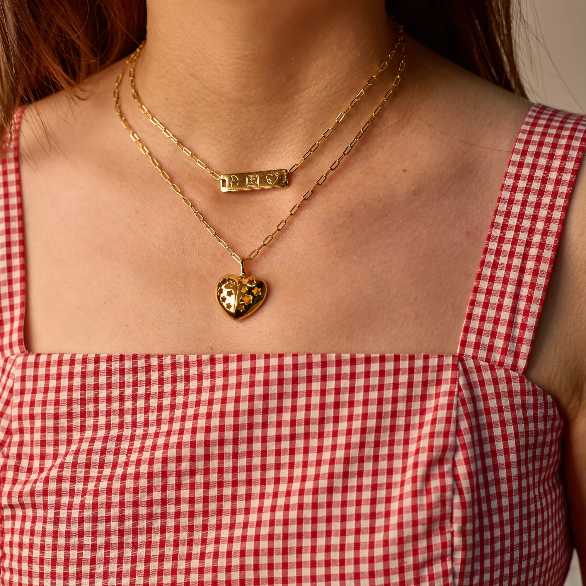 Stellar Love Heart Pendant Necklace sold by Vanimy Jewelry product image thumbnail 4