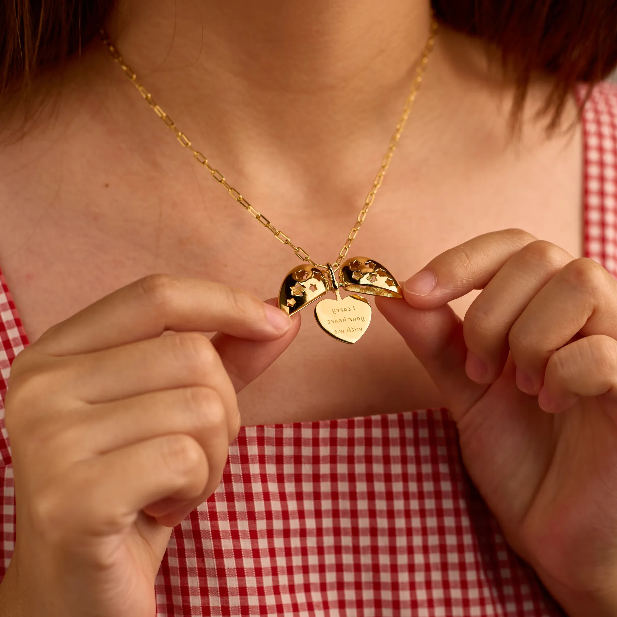 Stellar Love Heart Pendant Necklace sold by Vanimy Jewelry product image thumbnail 2