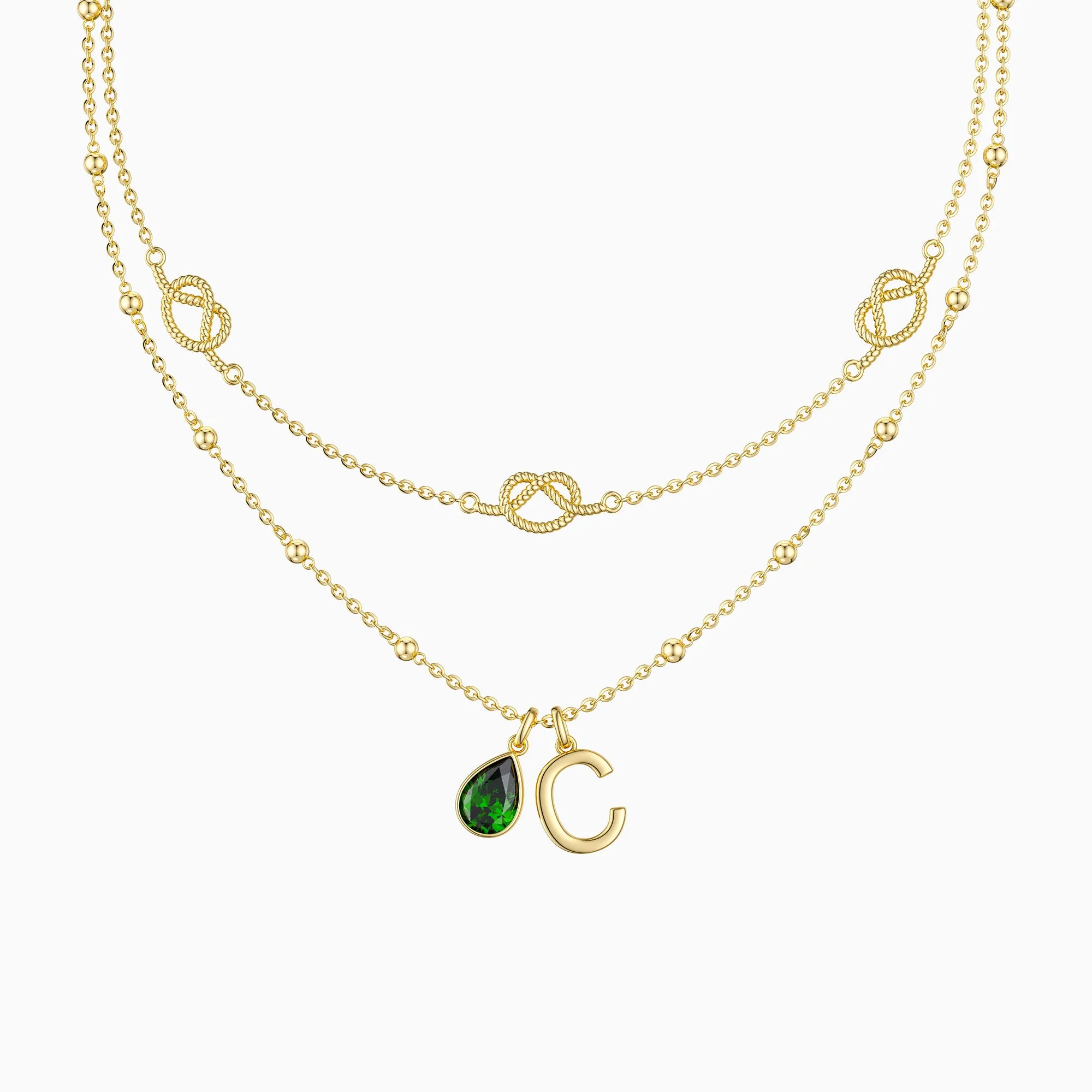 Strands Knot Customized Necklace sold by Vanimy Jewelry