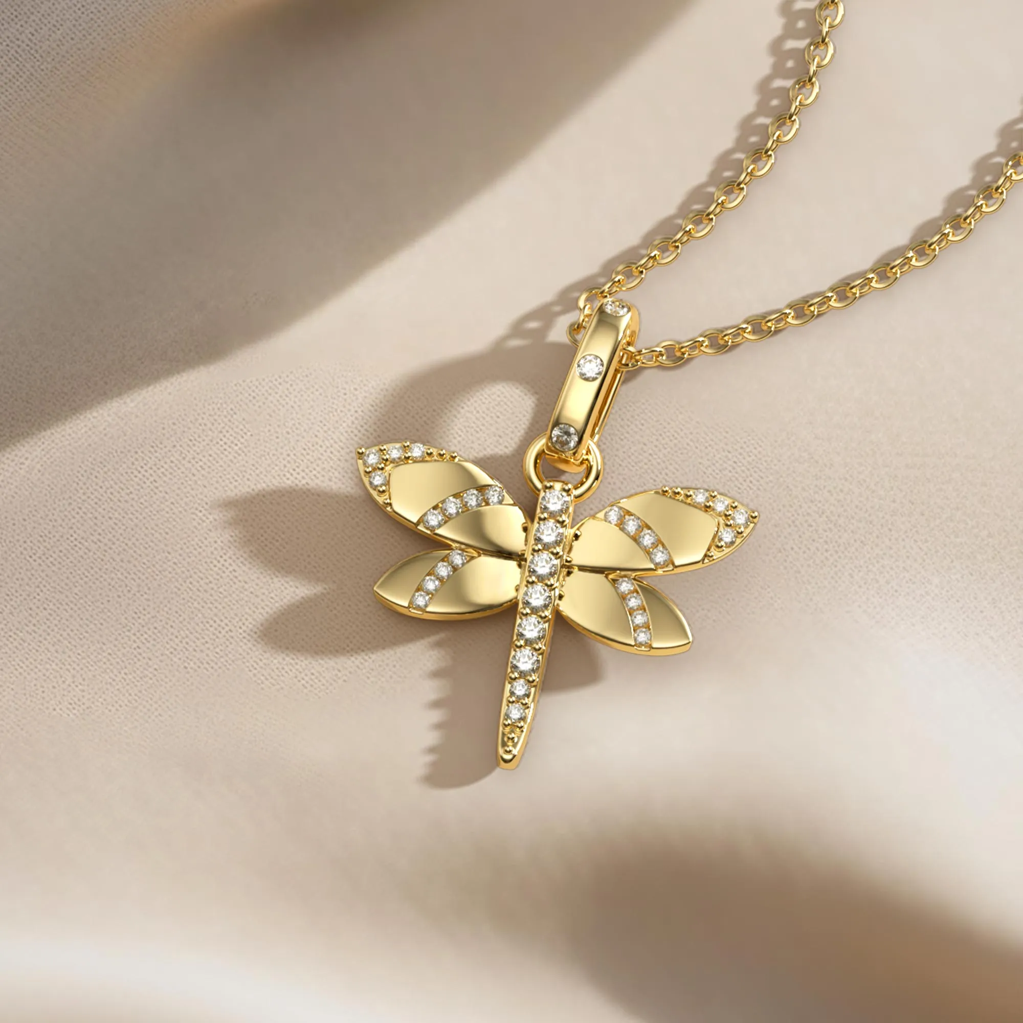 Lucky Dragonfly Amulet Pendant sold by Vanimy Jewelry product image thumbnail 5