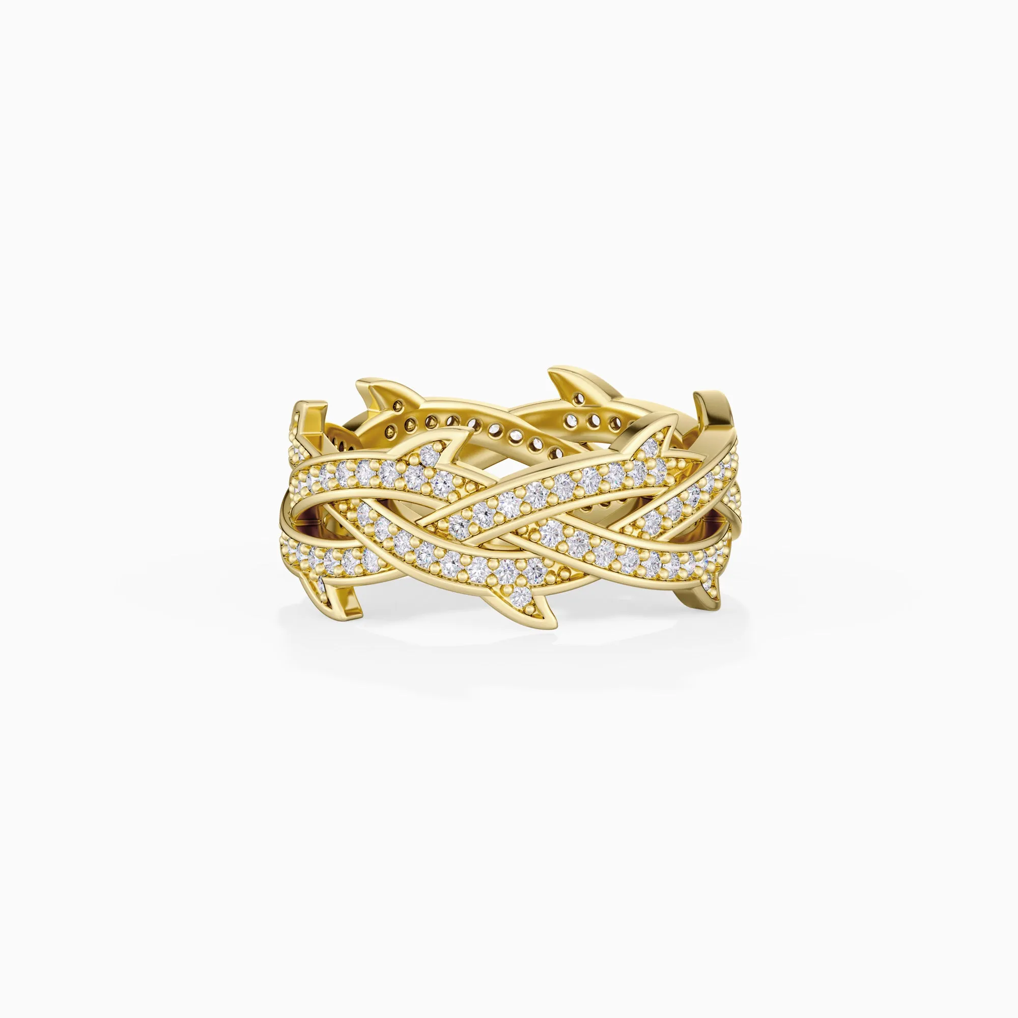 Crown of Thorns Resilience Ring sold by Vanimy Jewelry