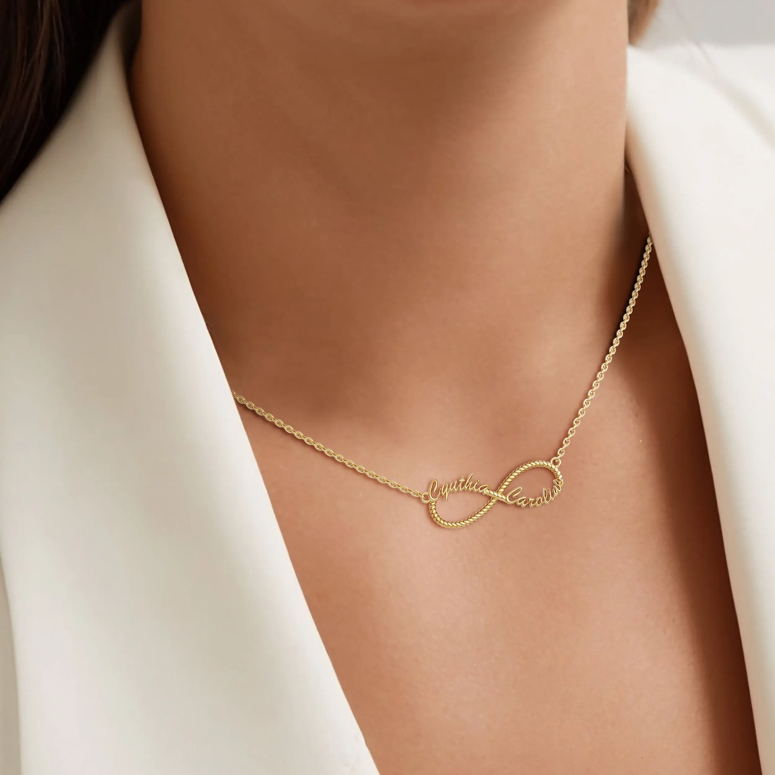 Infinity Personalized Name Necklace sold by Vanimy Jewelry product image thumbnail 2