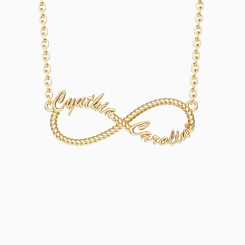 Infinity Personalized Name Necklace sold by Vanimy Jewelry