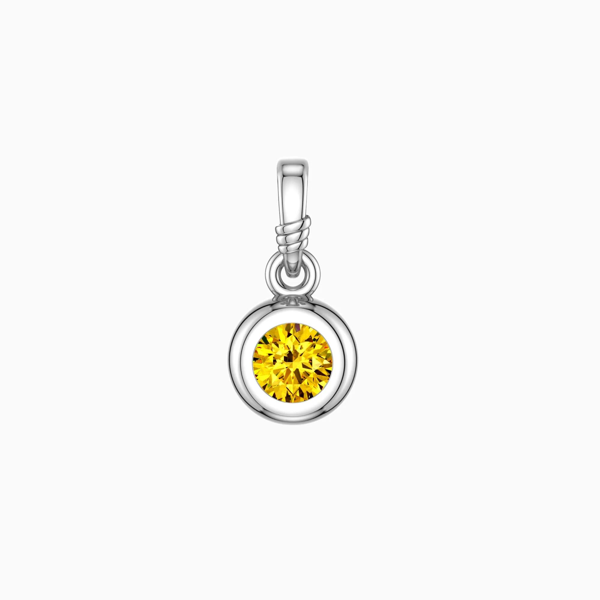 Bubble Knot November Birthstone Charm Pendant sold by Vanimy Jewelry product image thumbnail 5