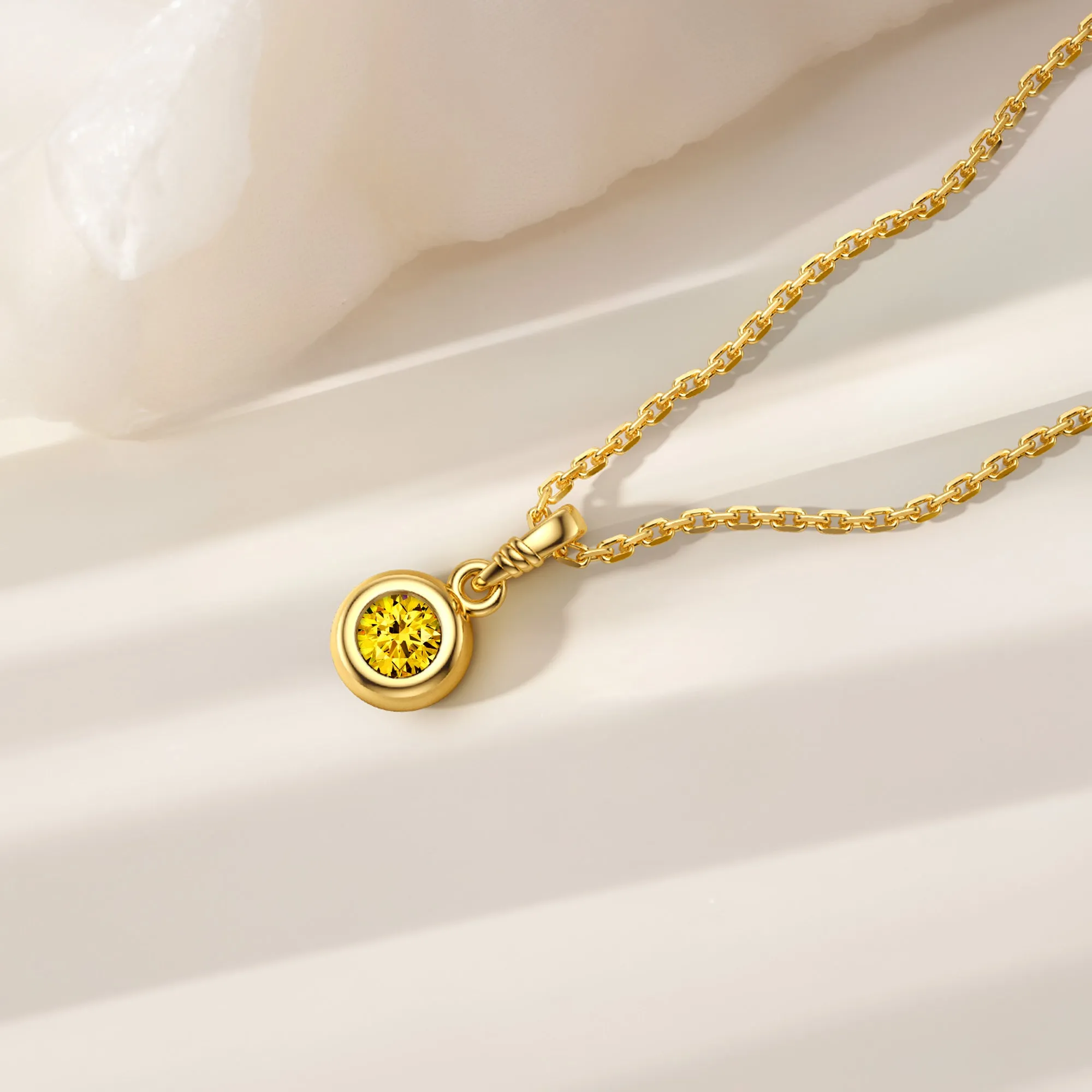 Bubble Knot November Birthstone Charm Pendant sold by Vanimy Jewelry product image thumbnail 2