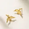 Dove Stud Earrings sold by Vanimy Jewelry