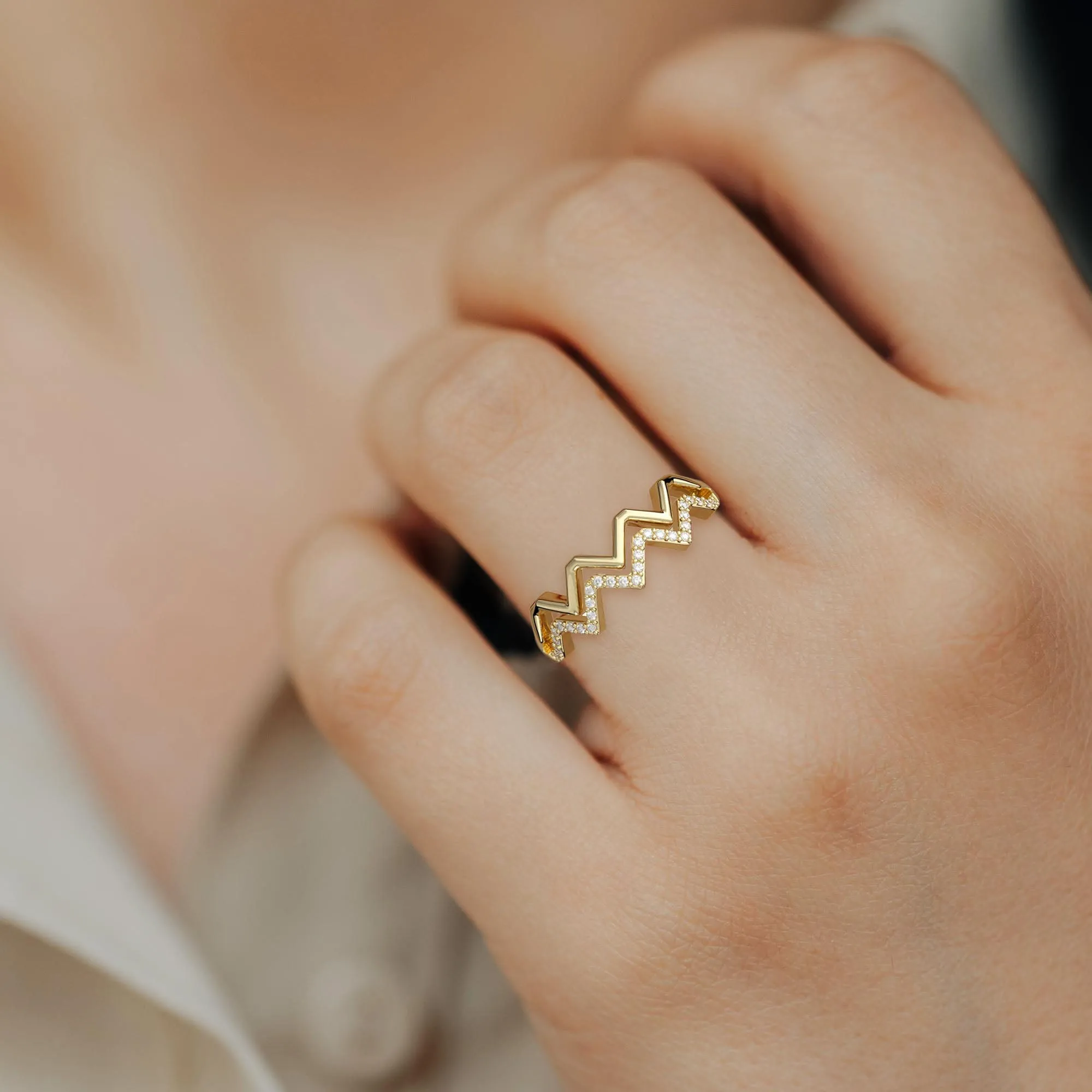 Highs And Lows Wave Ring sold by Vanimy Jewelry product image thumbnail 5