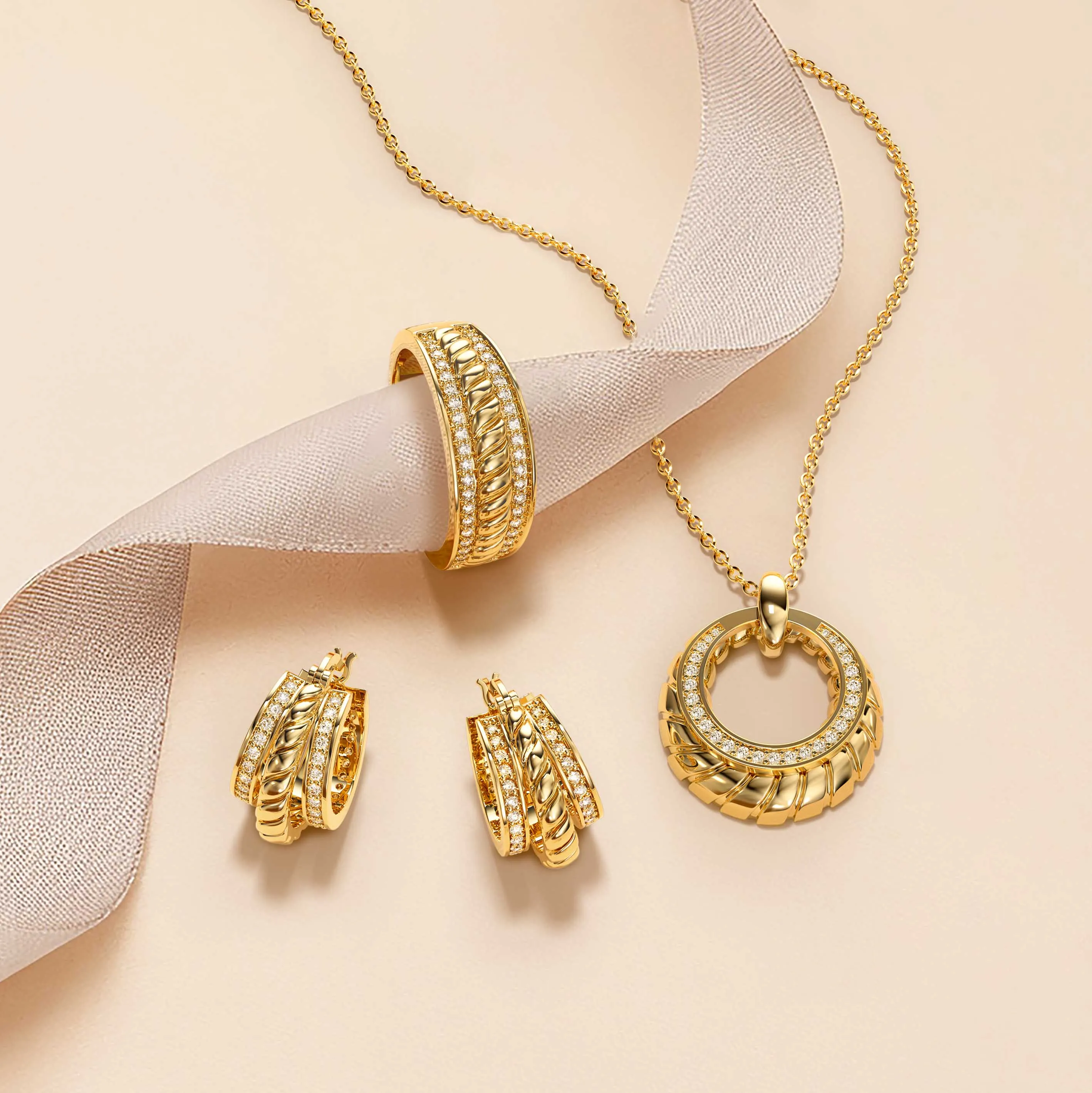 Trinity Earrings sold by Vanimy Jewelry product image thumbnail 3