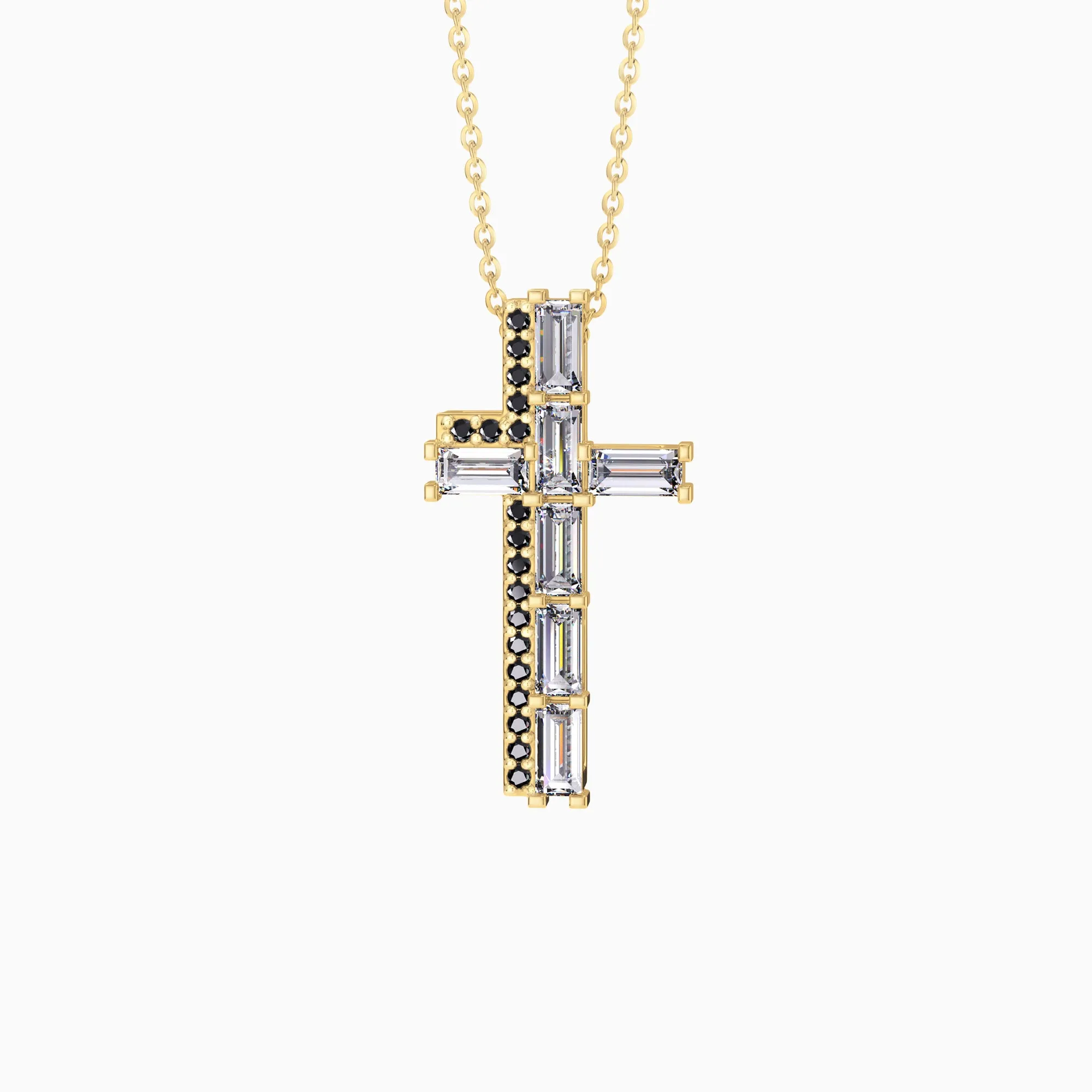 Modern Cross Amulet Pendant Necklace sold by Vanimy Jewelry