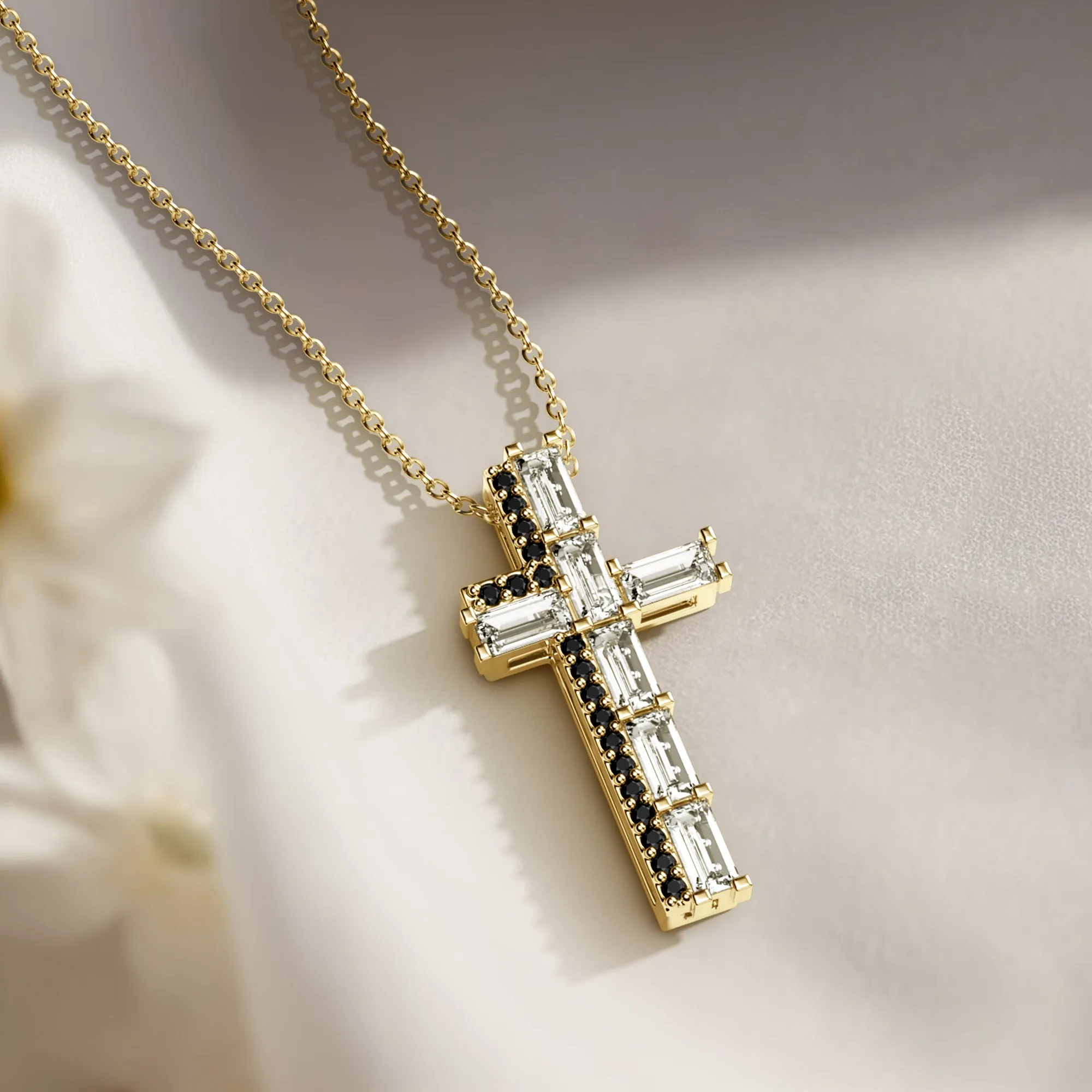 Modern Cross Amulet Pendant Necklace sold by Vanimy Jewelry product image thumbnail 4