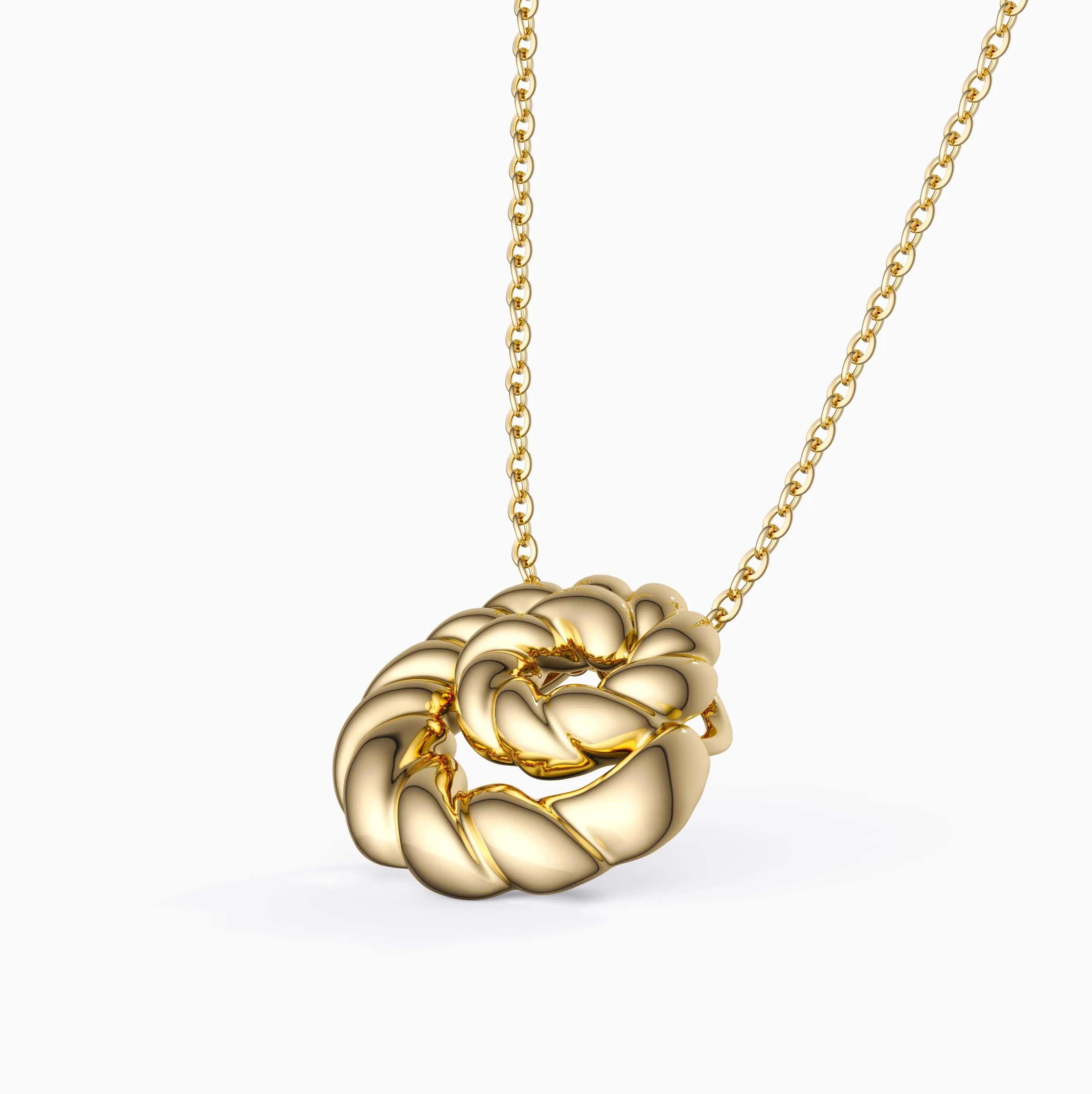 Conch Twisted Rope Necklace sold by Vanimy Jewelry product image thumbnail 4