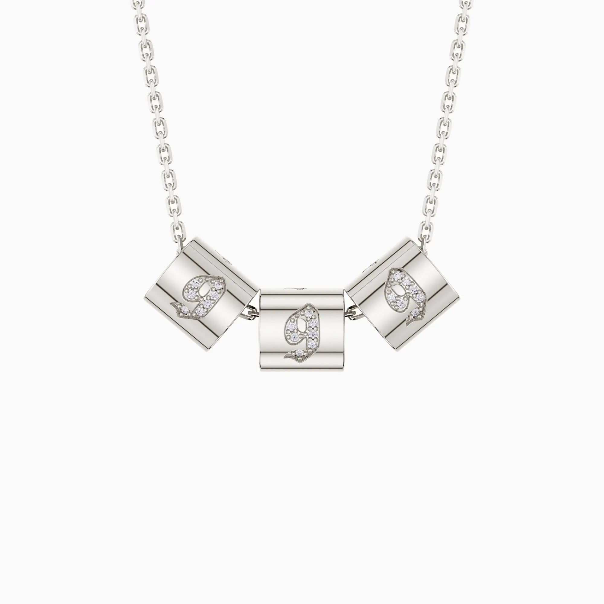 Angel Number 999 Bead Pendant Necklace sold by Vanimy Jewelry product image thumbnail 5