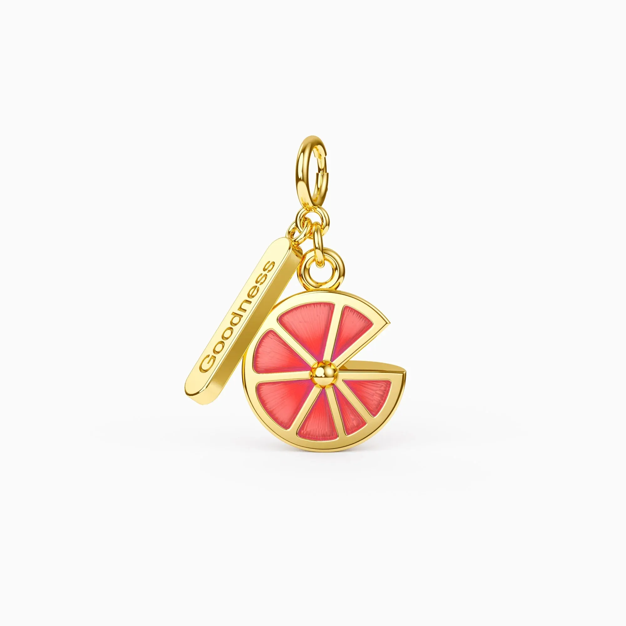 Fruits of Spirit Goodness Grapefruit Charm sold by Vanimy Jewelry