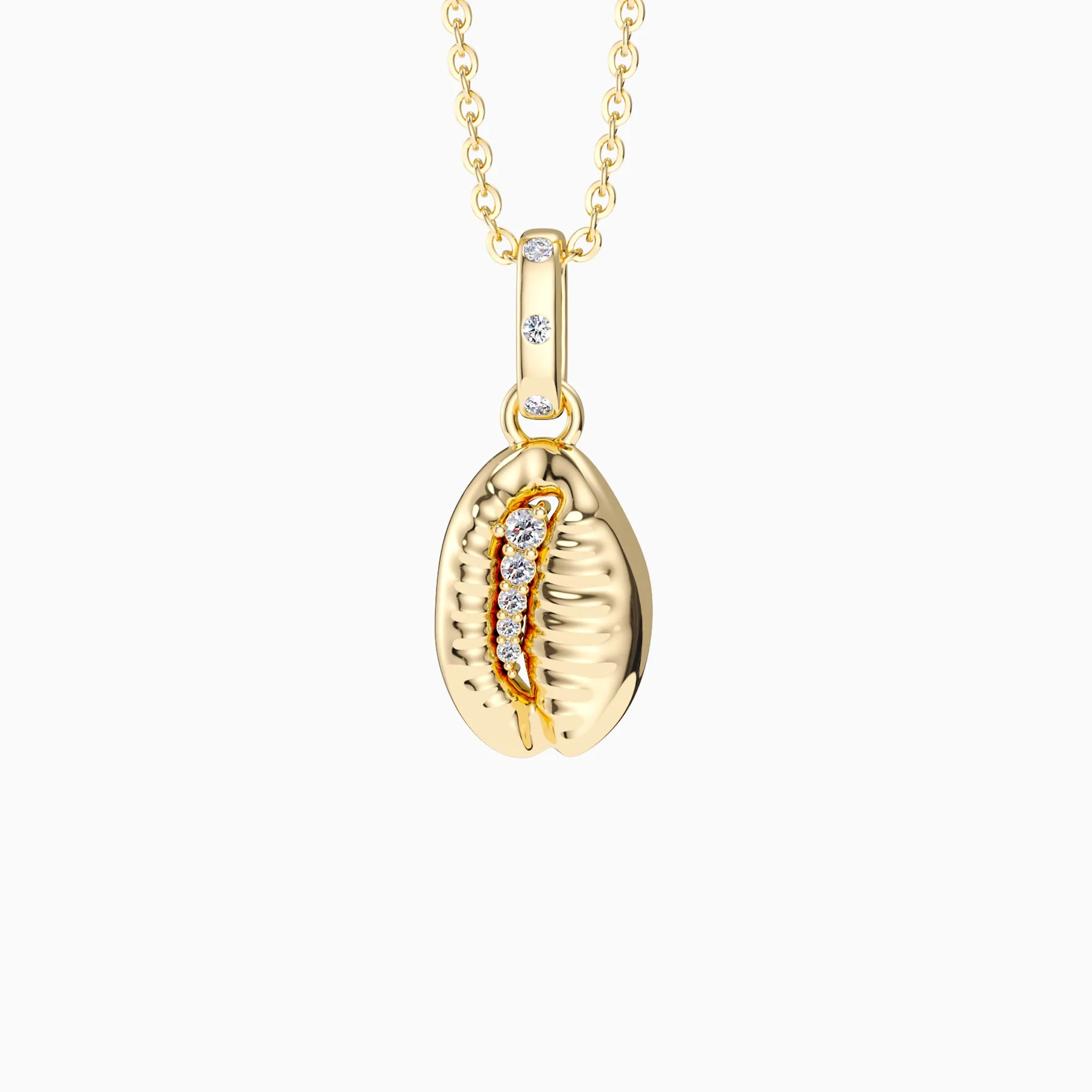 Cowrie Shell Charm Pendant sold by Vanimy Jewelry product image thumbnail 2