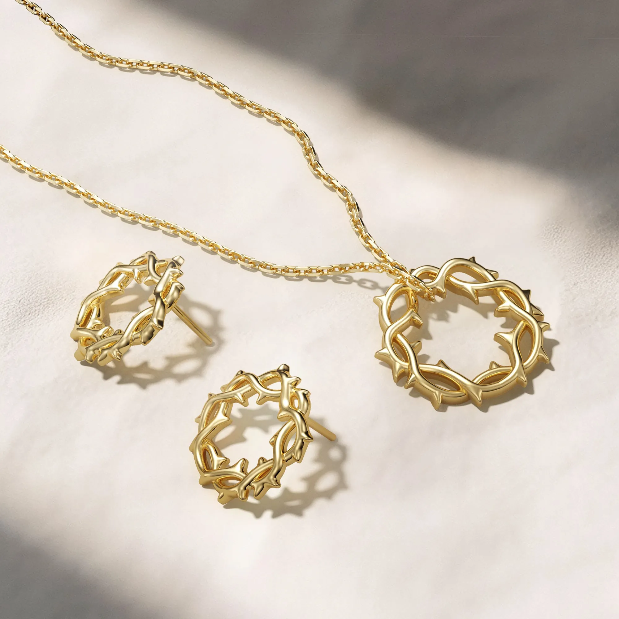 Crown of Thorns Necklace sold by Vanimy Jewelry product image thumbnail 4