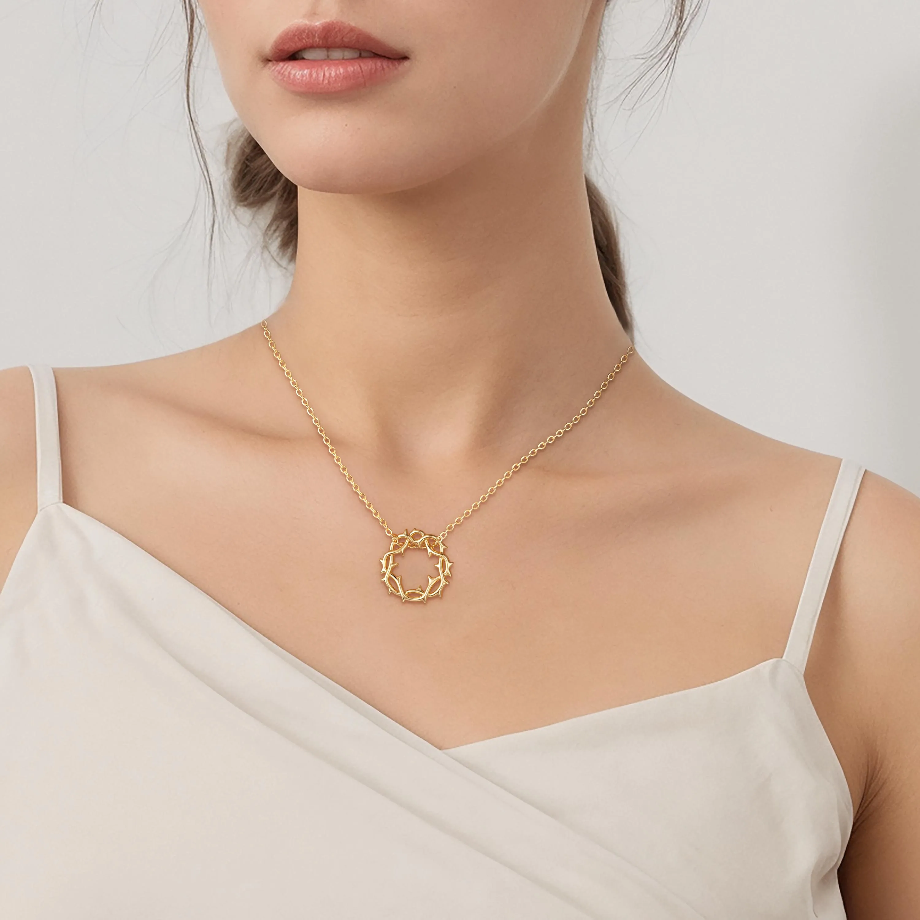 Crown of Thorns Necklace sold by Vanimy Jewelry product image thumbnail 2