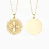 Personalized Guiding Grace Cross Medallion Necklace sold by Vanimy Jewelry