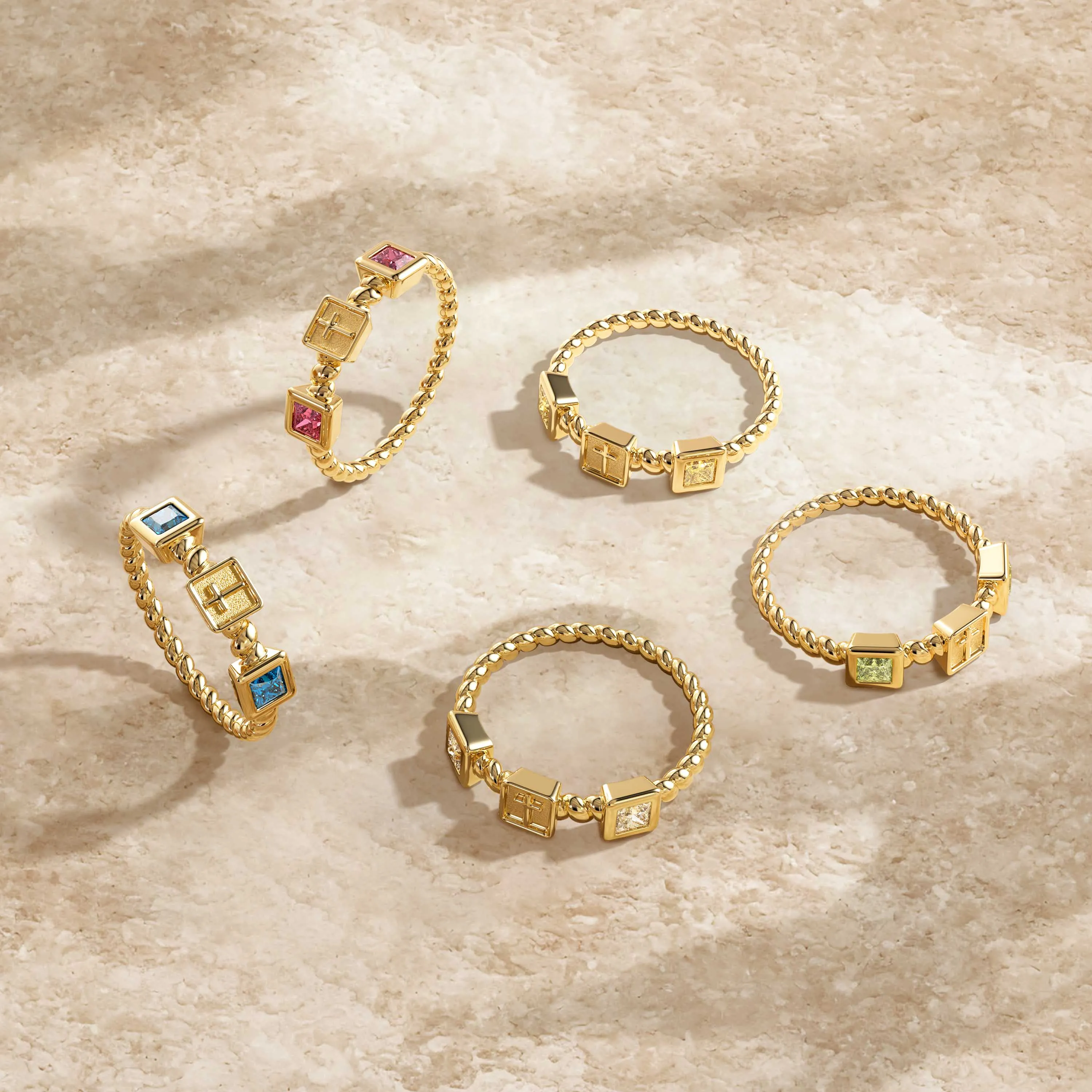 Cross Twine Stackable Ring sold by Vanimy Jewelry product image thumbnail 2