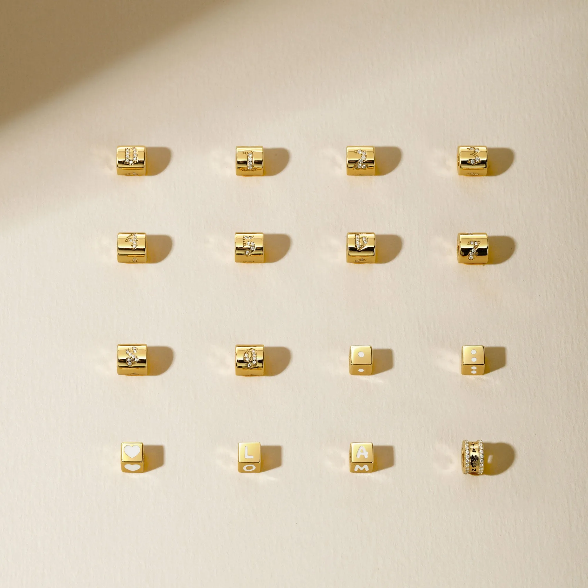 AMEN Enamel Dice Bead Pendant sold by Vanimy Jewelry product image thumbnail 5