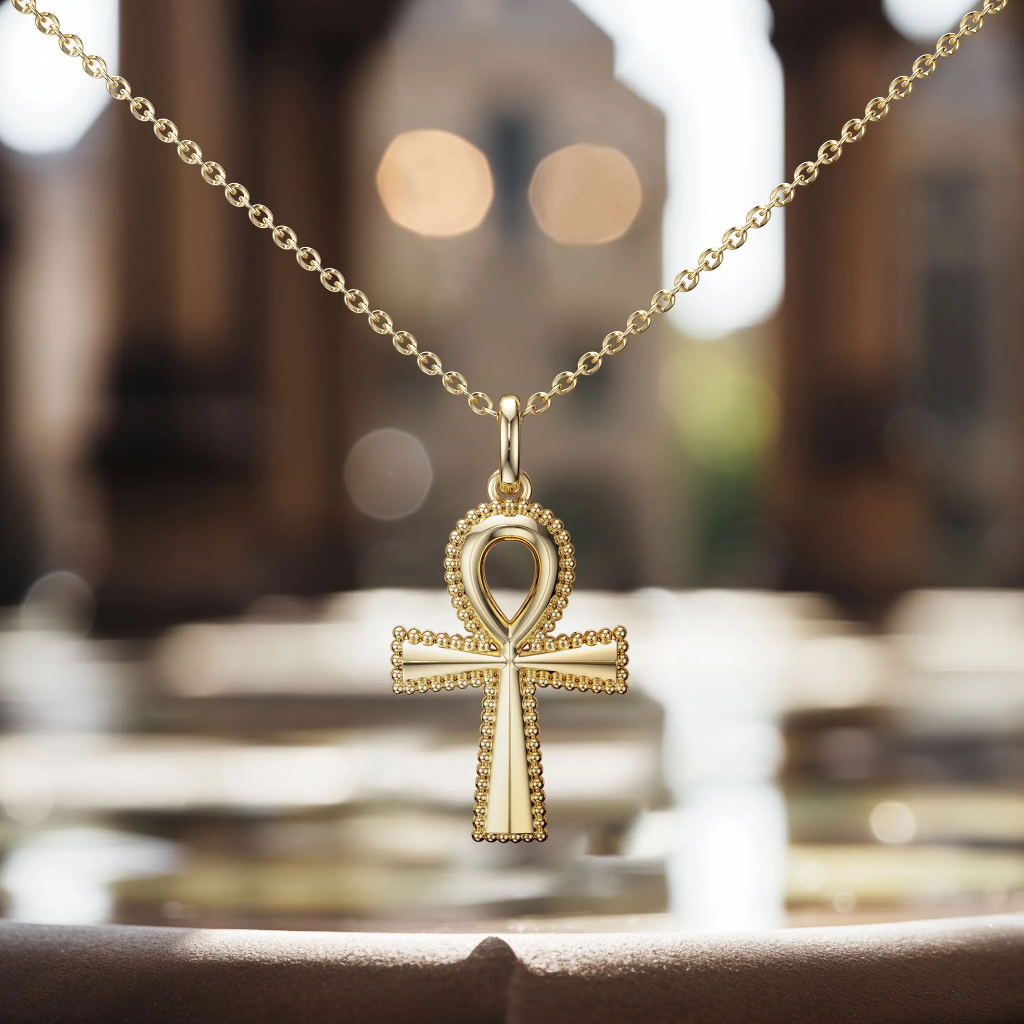 Ankh Filigree Pendant Necklace sold by Vanimy Jewelry product image thumbnail 2