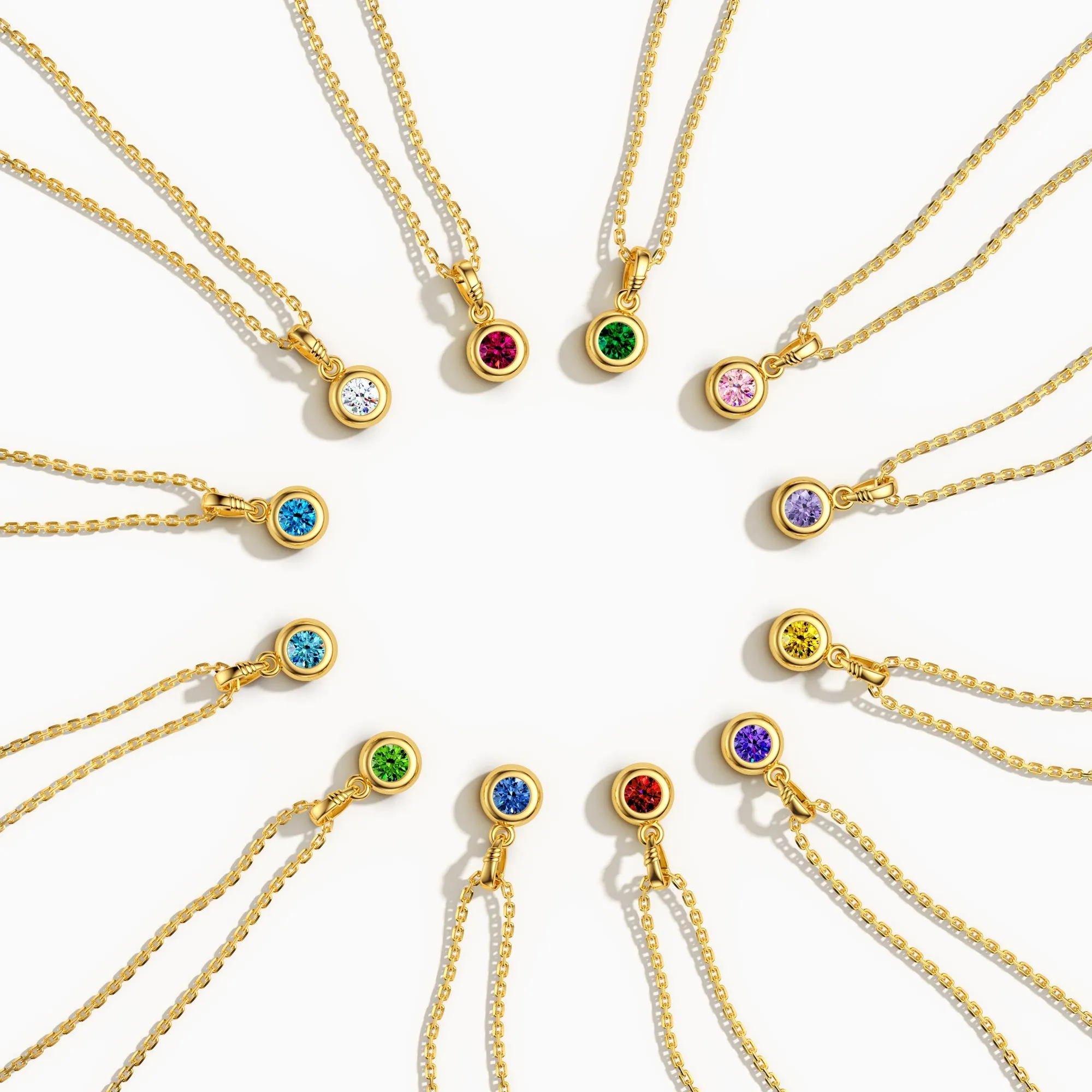 Bubble Knot October Birthstone Charm Pendant sold by Vanimy Jewelry product image thumbnail 5