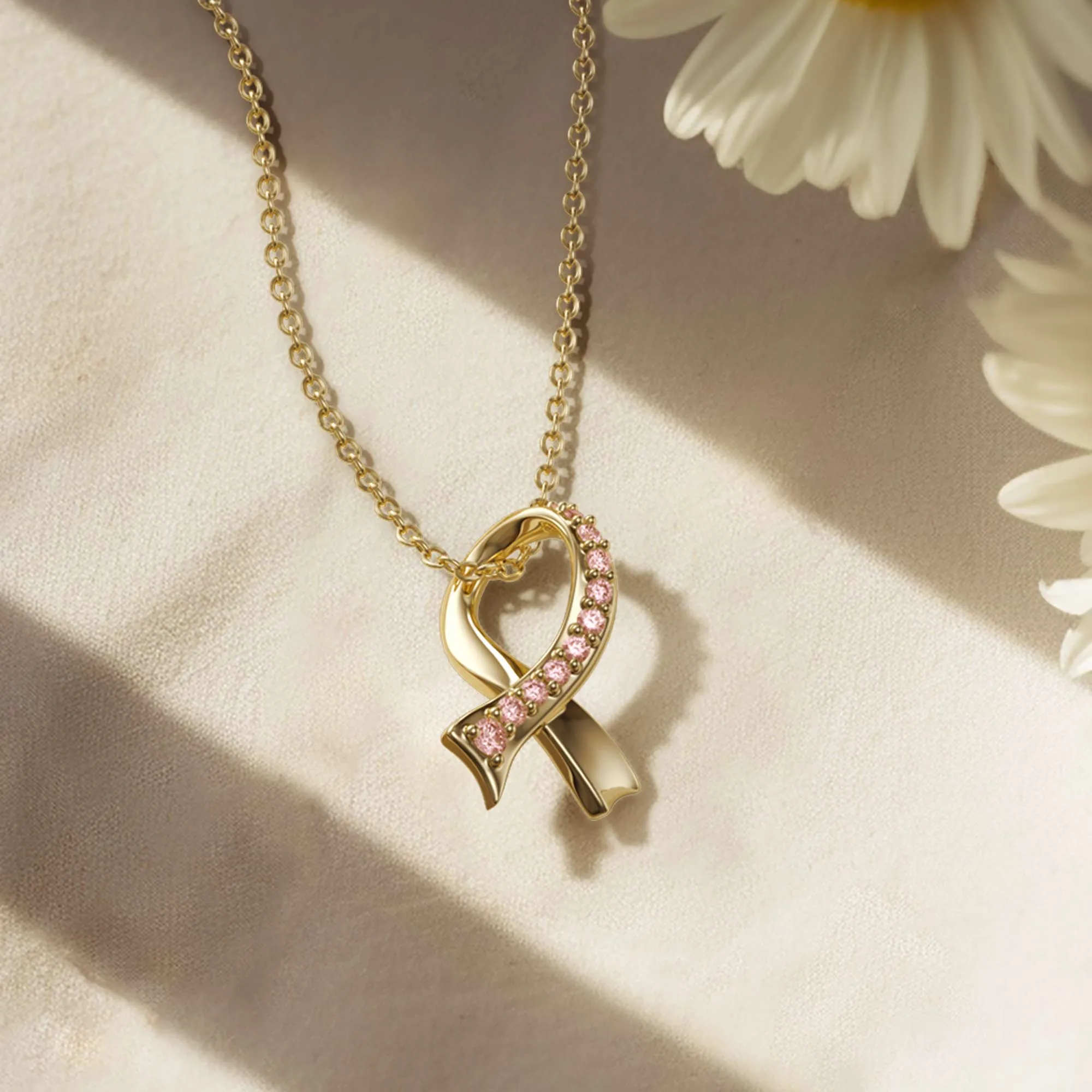 Breast Cancer Awareness Necklace sold by Vanimy Jewelry product image thumbnail 4