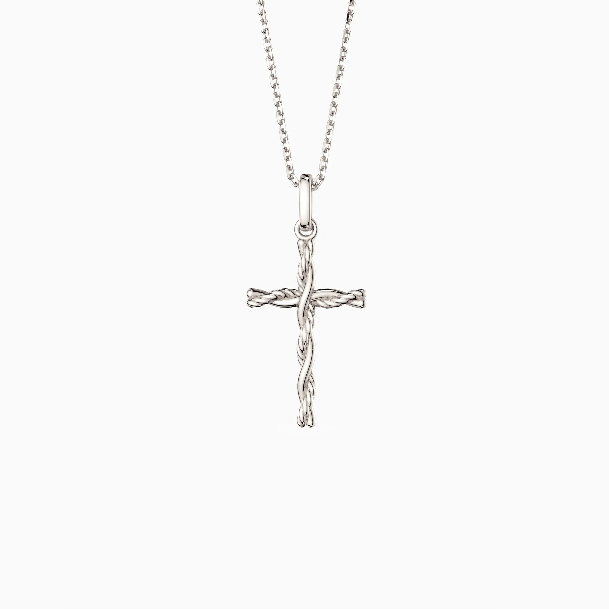 Interwoven Knot Cross Pendant Necklace sold by Vanimy Jewelry product image thumbnail 5