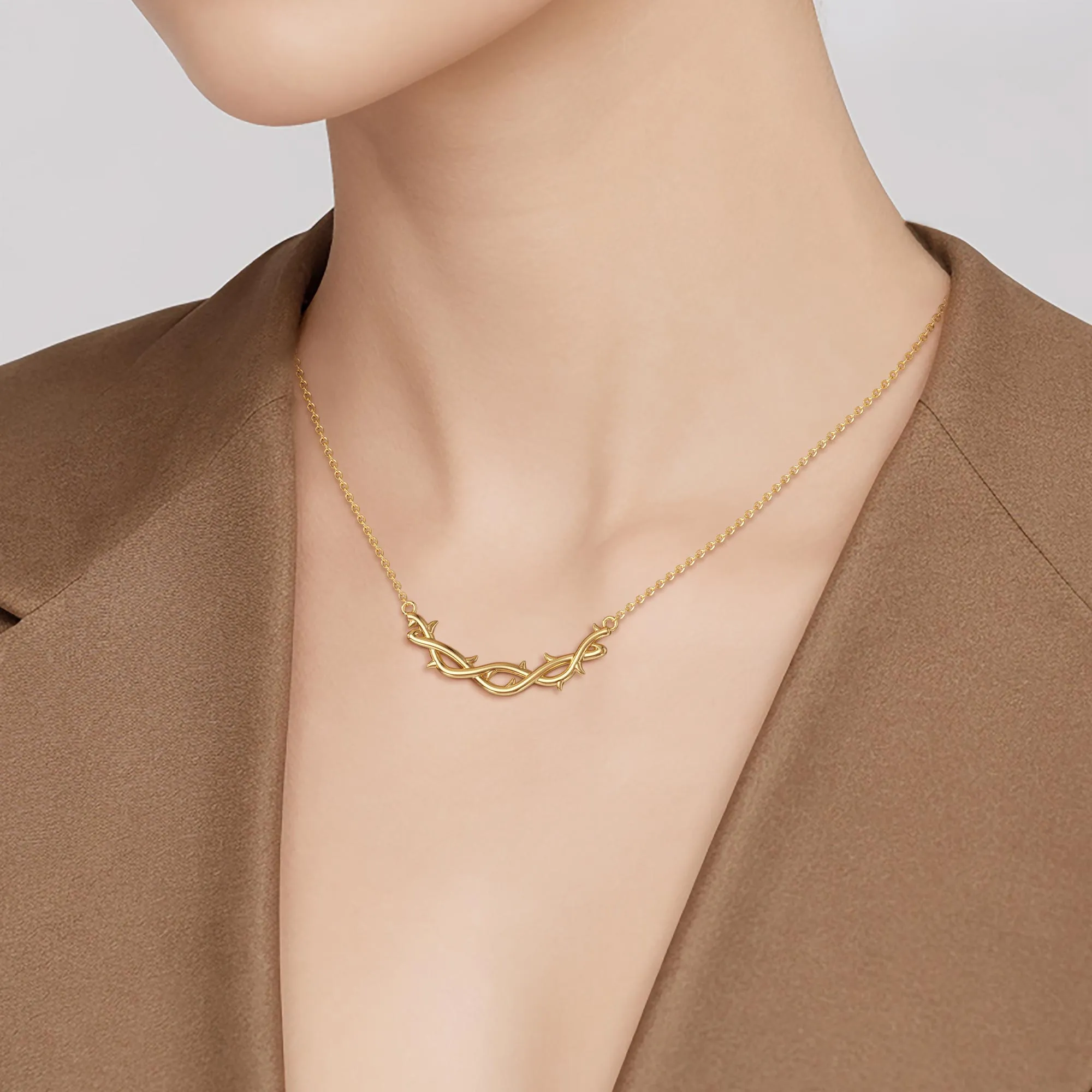 Thorns Bar Necklace sold by Vanimy Jewelry product image thumbnail 2