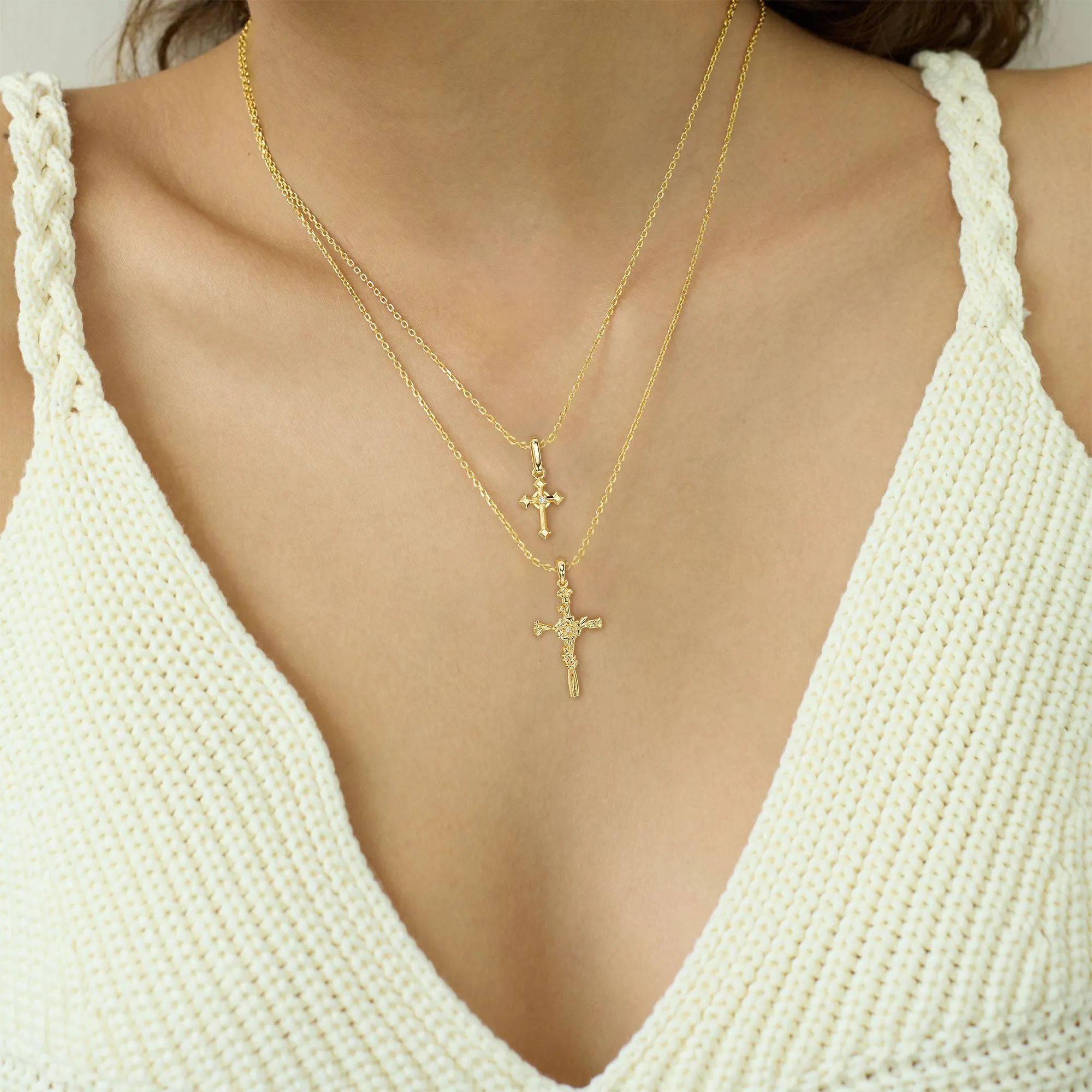 Celtic Cross Charm Pendant sold by Vanimy Jewelry product image thumbnail 3