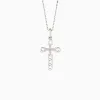 Horseshoe Cross Pendant Necklace sold by Vanimy Jewelry
