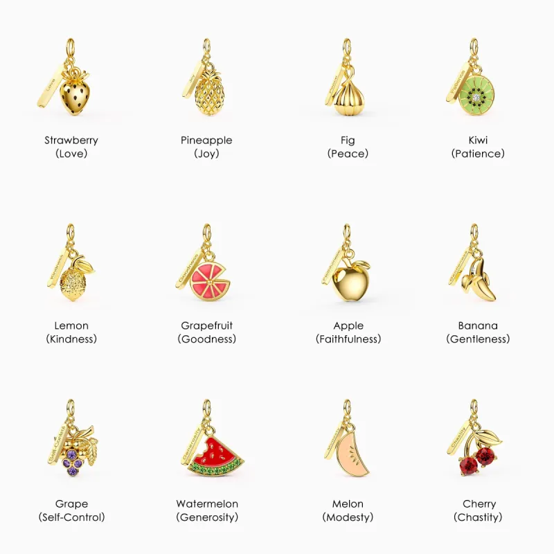 Fruits of The Spirit Charm sold by Vanimy Jewelry