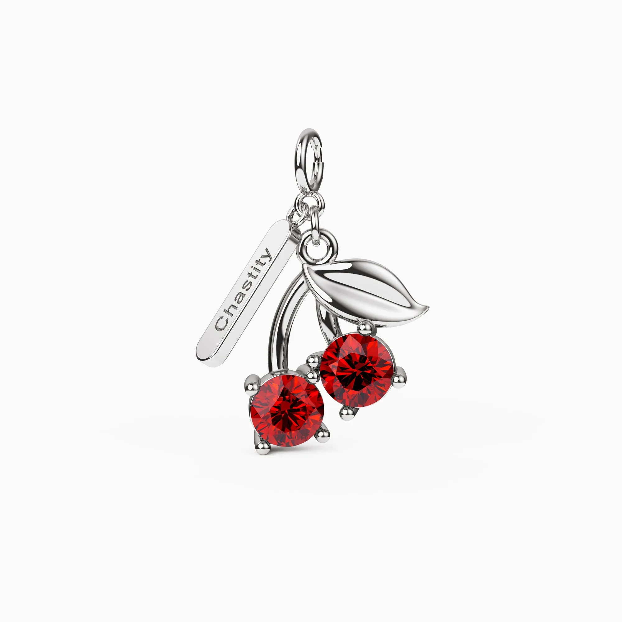 Fruits of The Spirit Chastity Cherry Charm sold by Vanimy Jewelry product image thumbnail 4