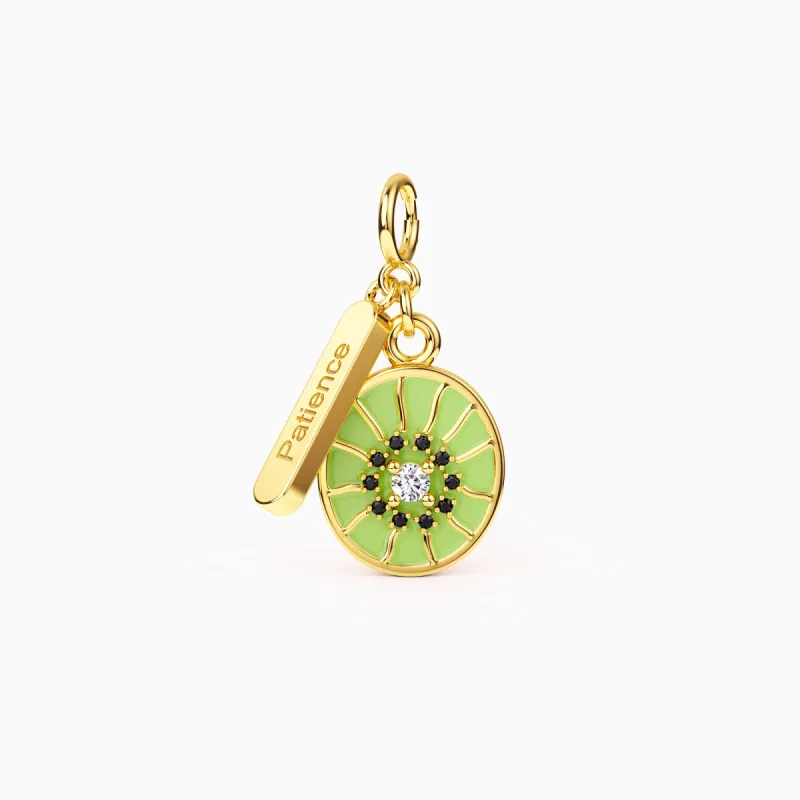 Fruits of The Spirit Patience Kiwi Charm sold by Vanimy Jewelry
