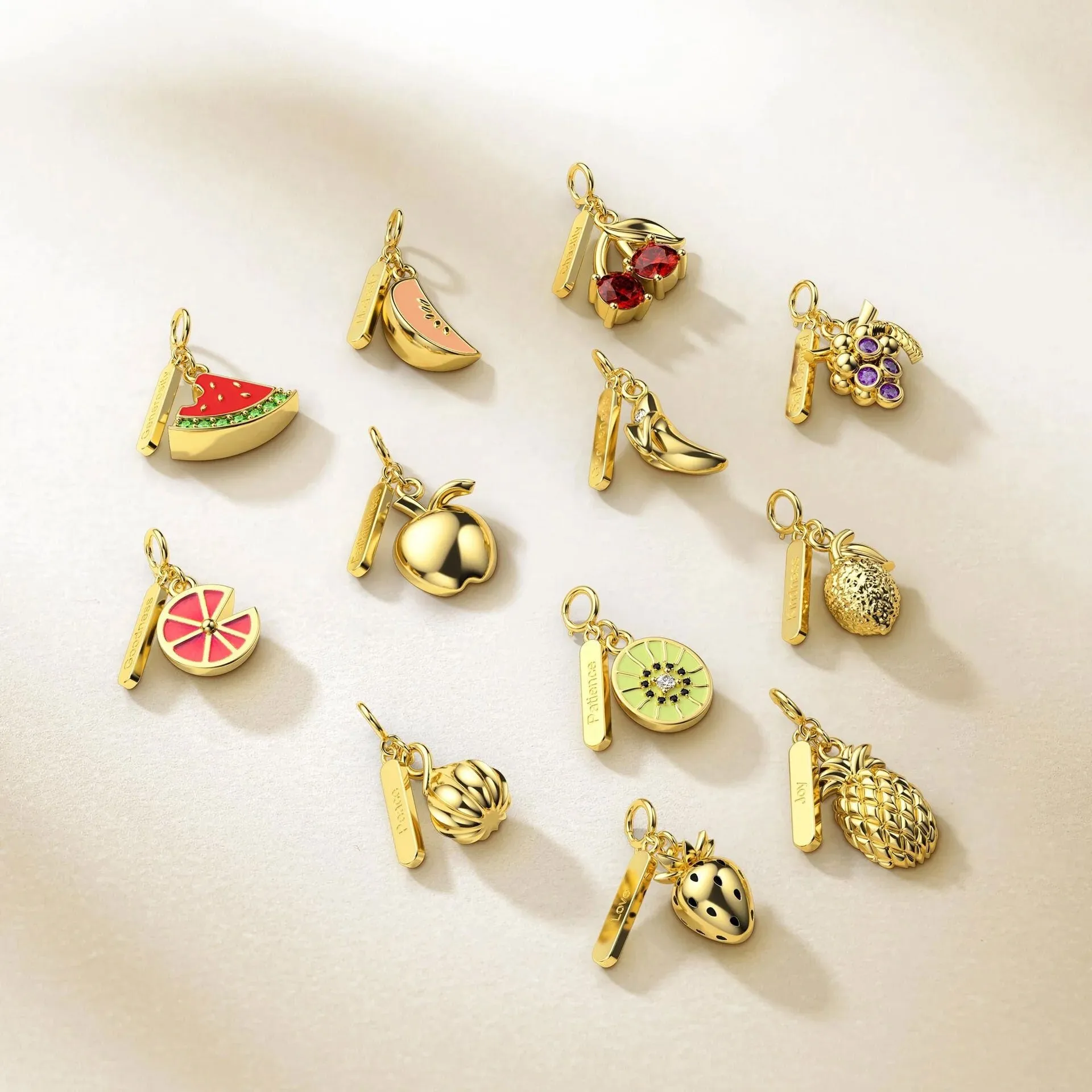 Fruits of The Spirit Joy Pineapple Charm sold by Vanimy Jewelry product image thumbnail 2