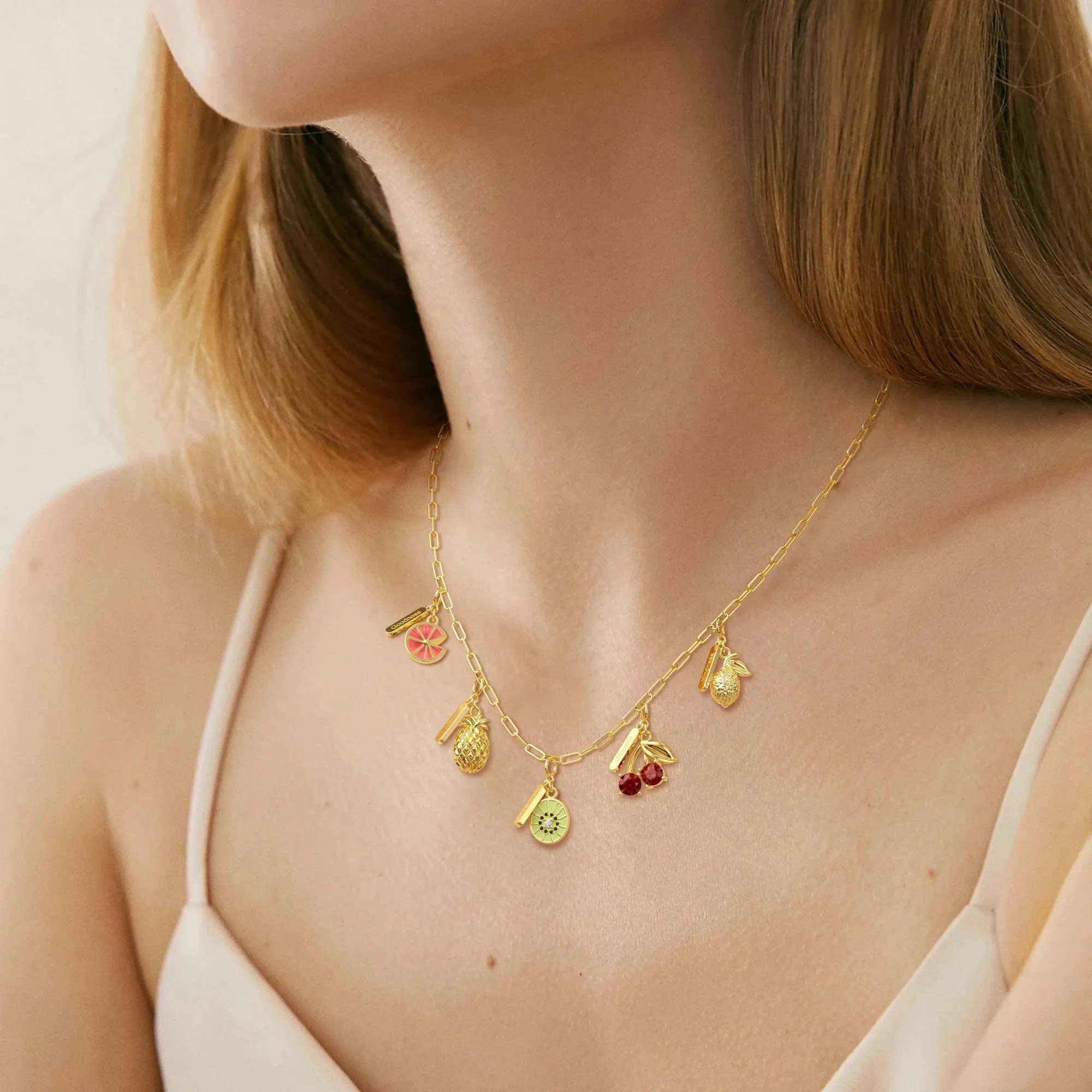 Fruits of The Spirit Joy Pineapple Charm sold by Vanimy Jewelry product image thumbnail 3